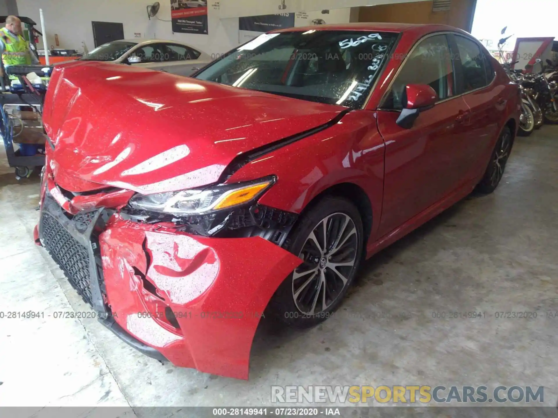 2 Photograph of a damaged car 4T1B11HK4KU255629 TOYOTA CAMRY 2019