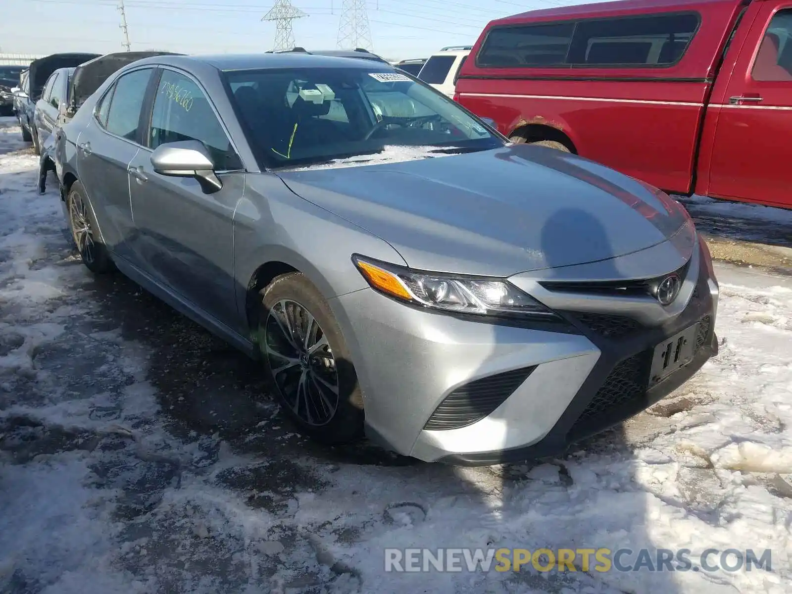 1 Photograph of a damaged car 4T1B11HK4KU255887 TOYOTA CAMRY 2019