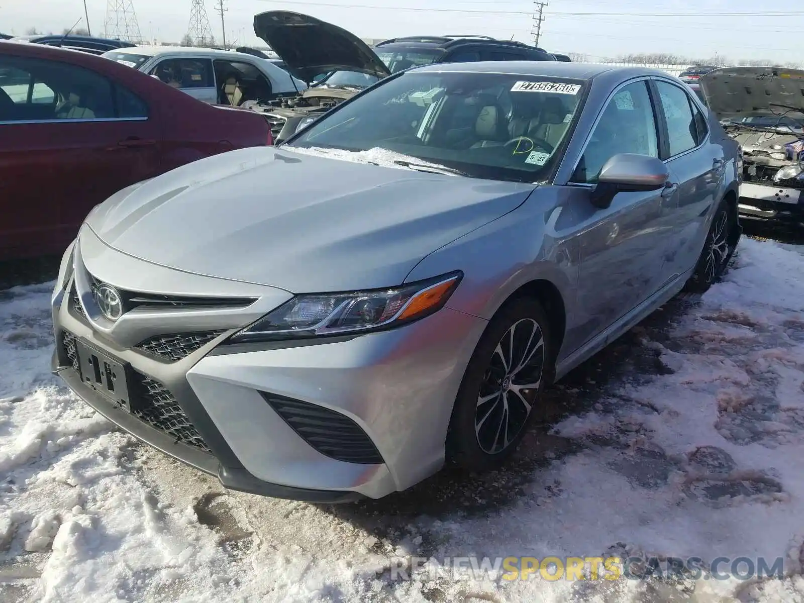 2 Photograph of a damaged car 4T1B11HK4KU255887 TOYOTA CAMRY 2019