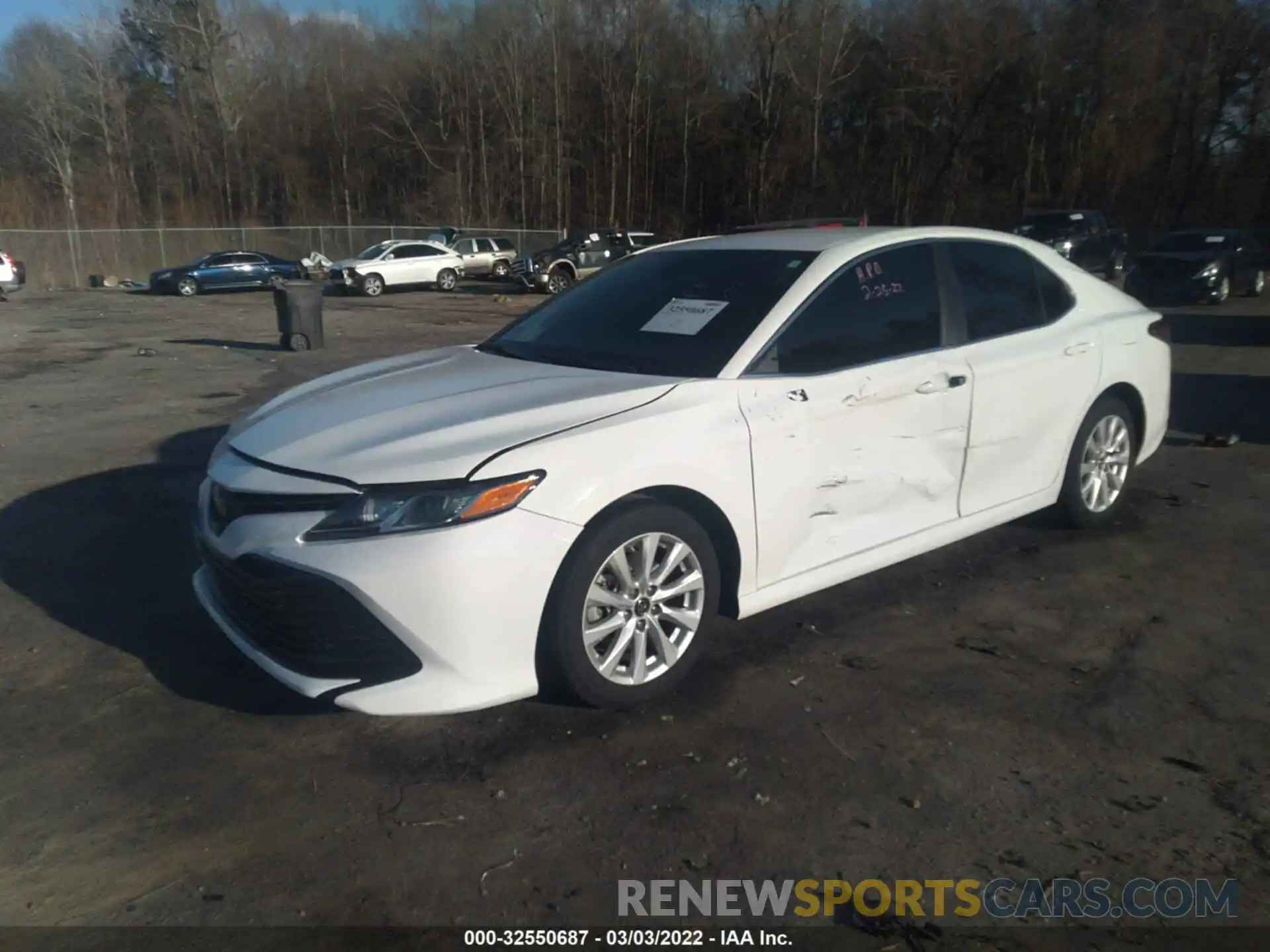 2 Photograph of a damaged car 4T1B11HK4KU256456 TOYOTA CAMRY 2019