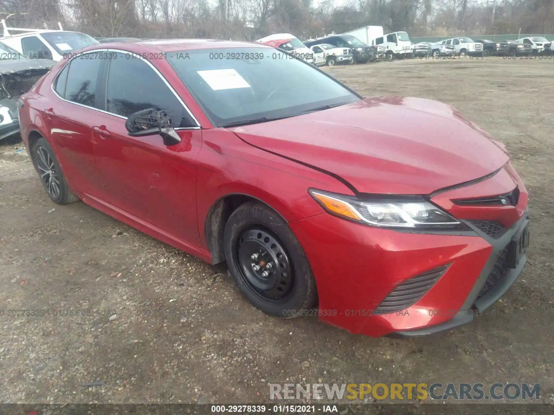 1 Photograph of a damaged car 4T1B11HK4KU257574 TOYOTA CAMRY 2019