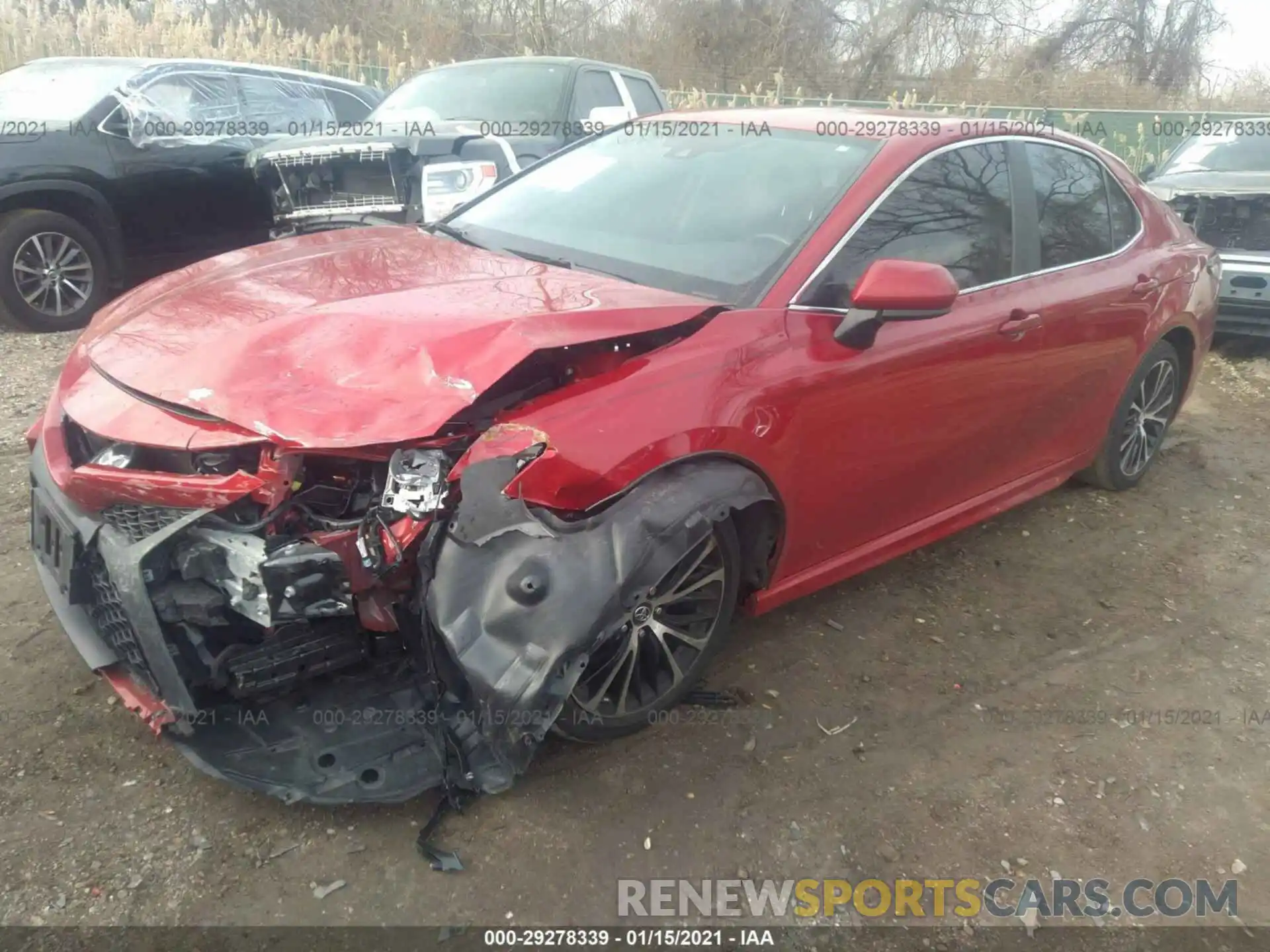 2 Photograph of a damaged car 4T1B11HK4KU257574 TOYOTA CAMRY 2019