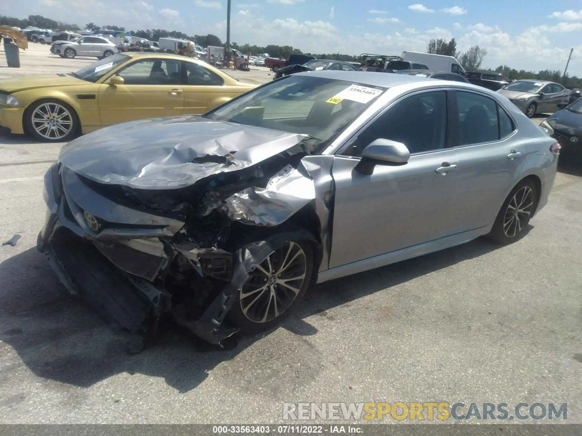 2 Photograph of a damaged car 4T1B11HK4KU258613 TOYOTA CAMRY 2019