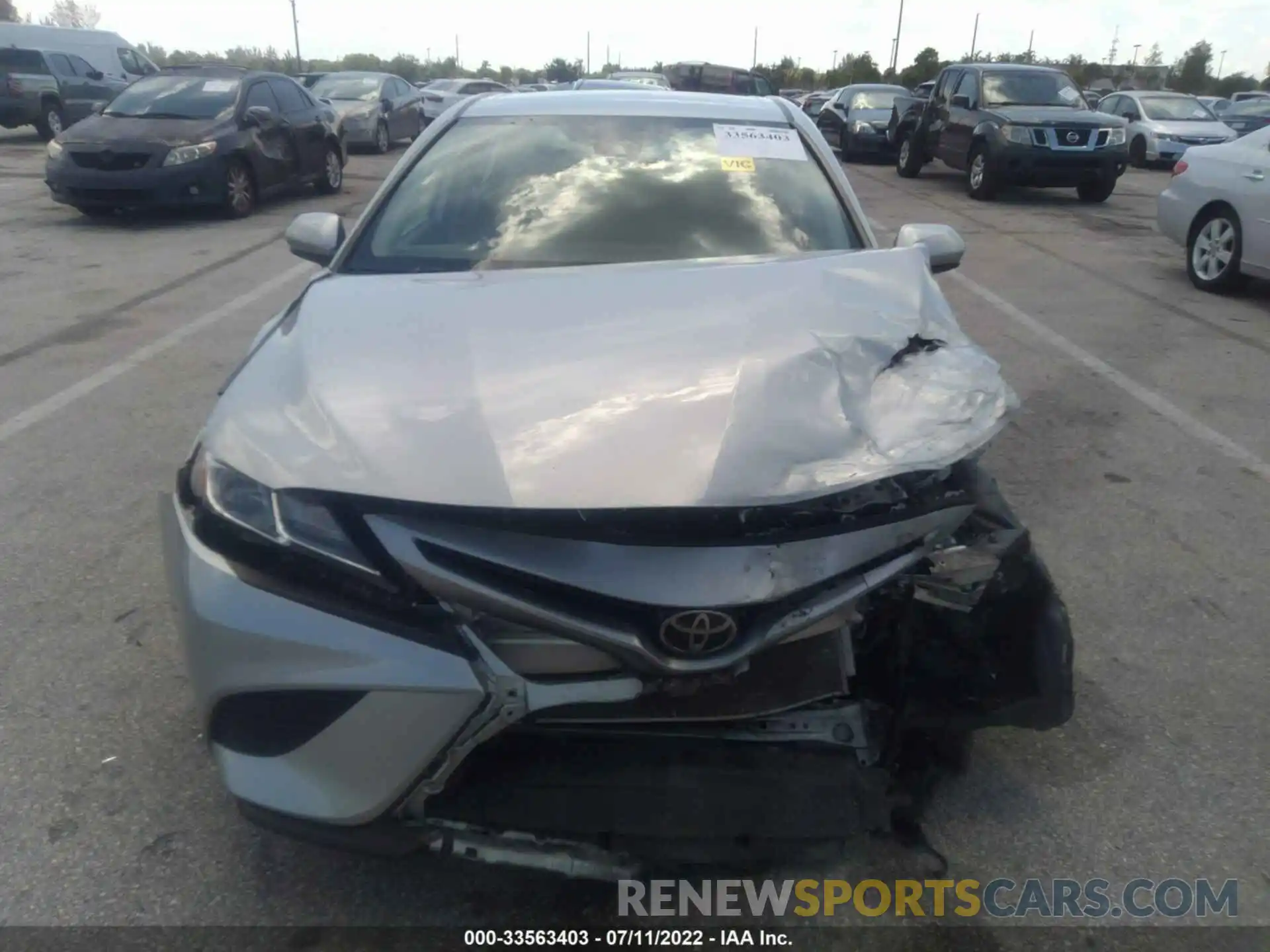 6 Photograph of a damaged car 4T1B11HK4KU258613 TOYOTA CAMRY 2019