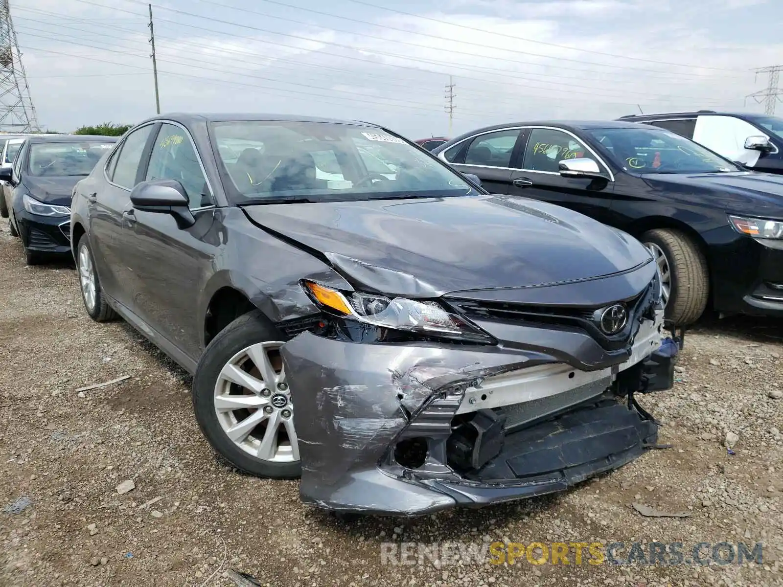 1 Photograph of a damaged car 4T1B11HK4KU261253 TOYOTA CAMRY 2019