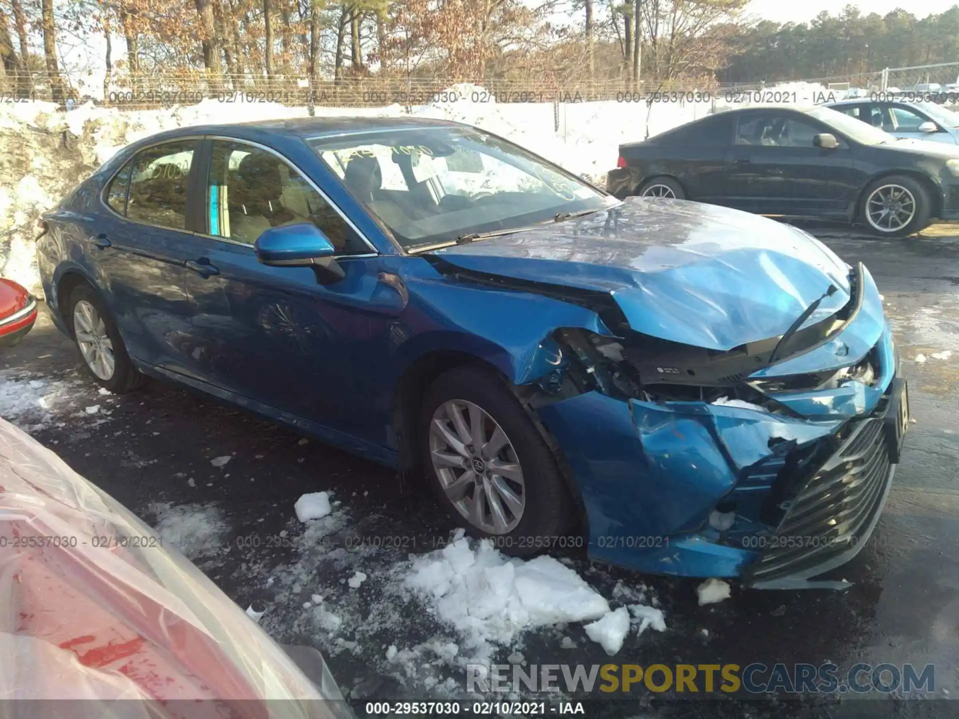 1 Photograph of a damaged car 4T1B11HK4KU261267 TOYOTA CAMRY 2019