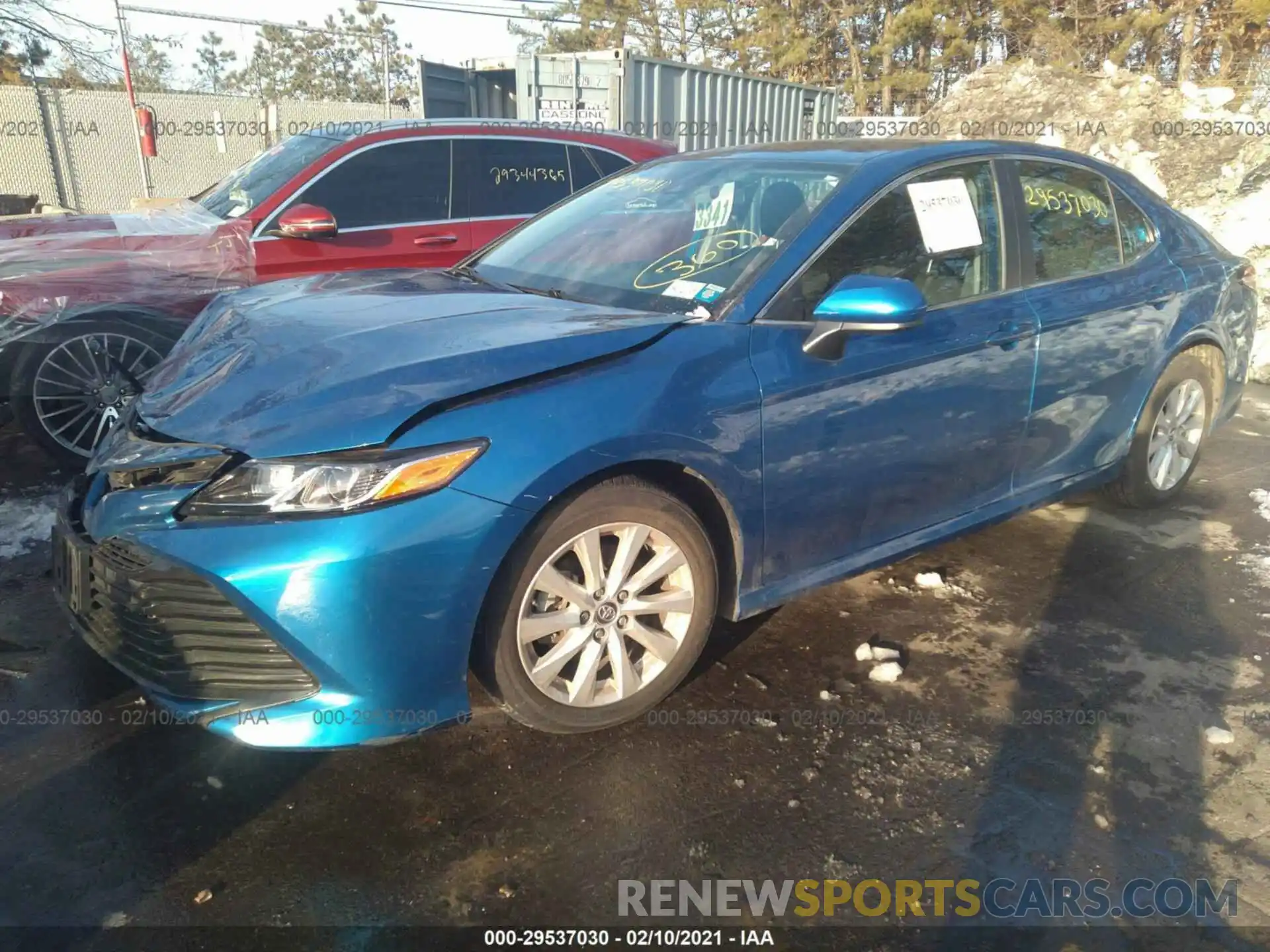 2 Photograph of a damaged car 4T1B11HK4KU261267 TOYOTA CAMRY 2019