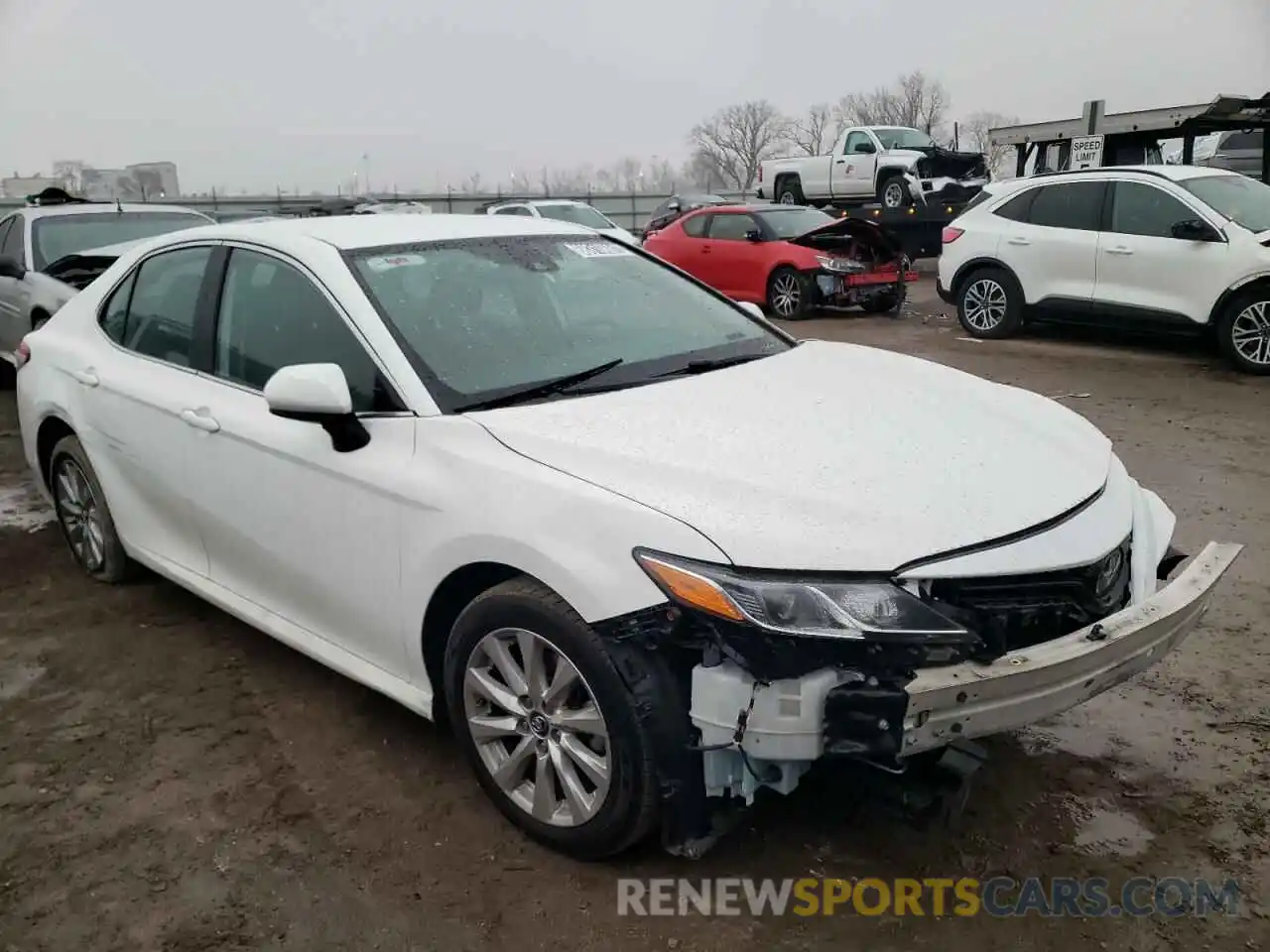 1 Photograph of a damaged car 4T1B11HK4KU262449 TOYOTA CAMRY 2019