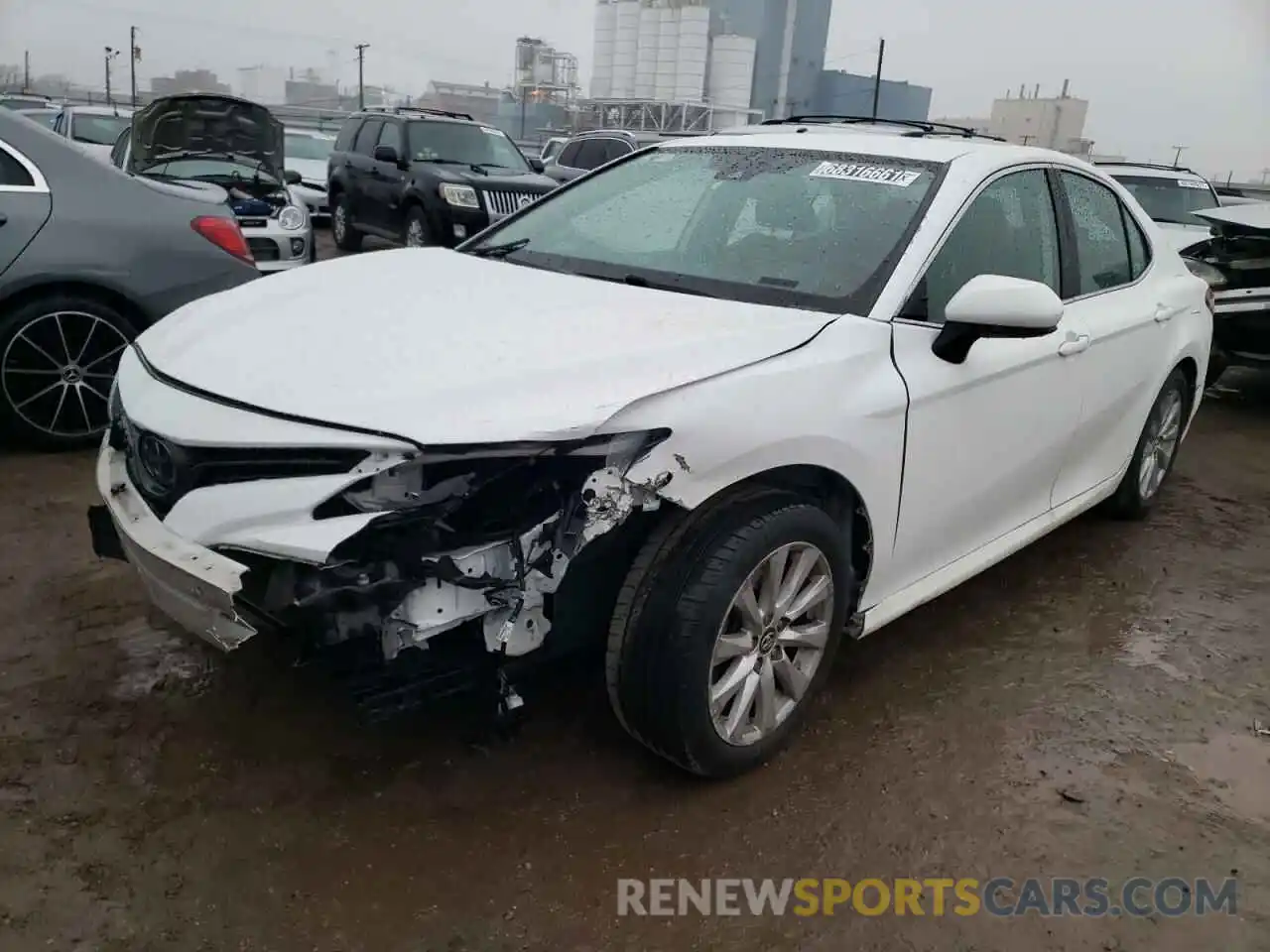 2 Photograph of a damaged car 4T1B11HK4KU262449 TOYOTA CAMRY 2019