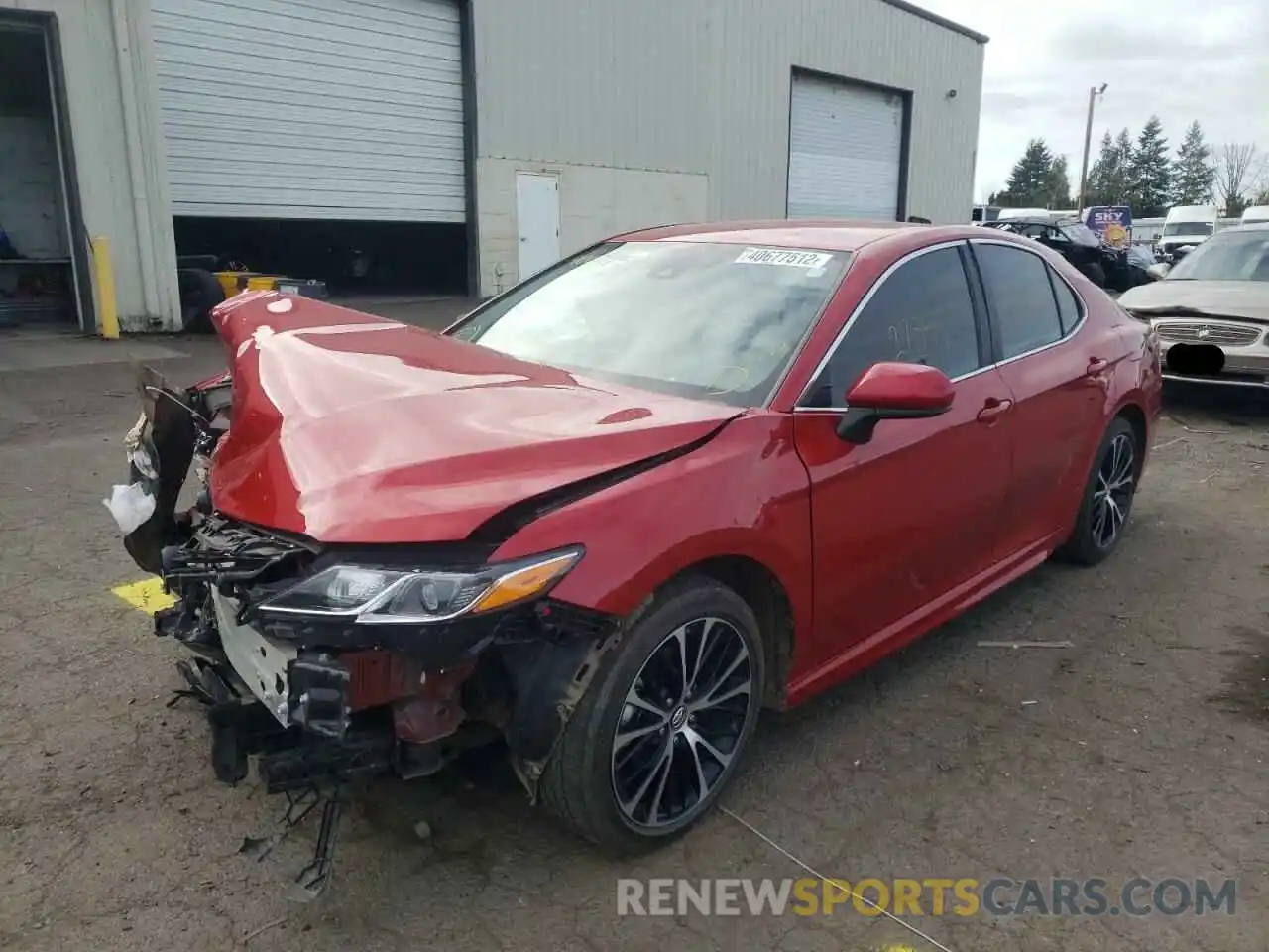 2 Photograph of a damaged car 4T1B11HK4KU262984 TOYOTA CAMRY 2019