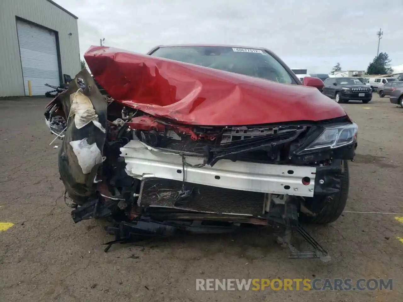 9 Photograph of a damaged car 4T1B11HK4KU262984 TOYOTA CAMRY 2019