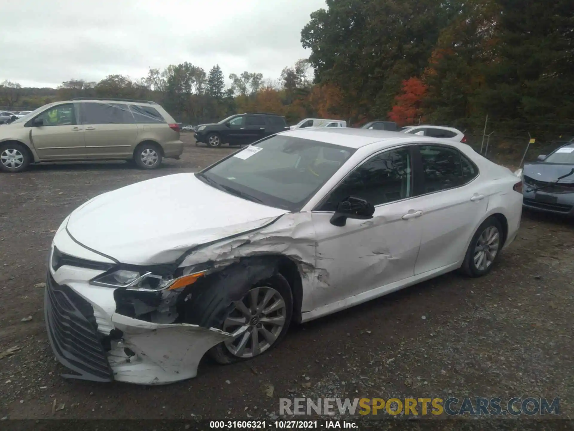 2 Photograph of a damaged car 4T1B11HK4KU265612 TOYOTA CAMRY 2019