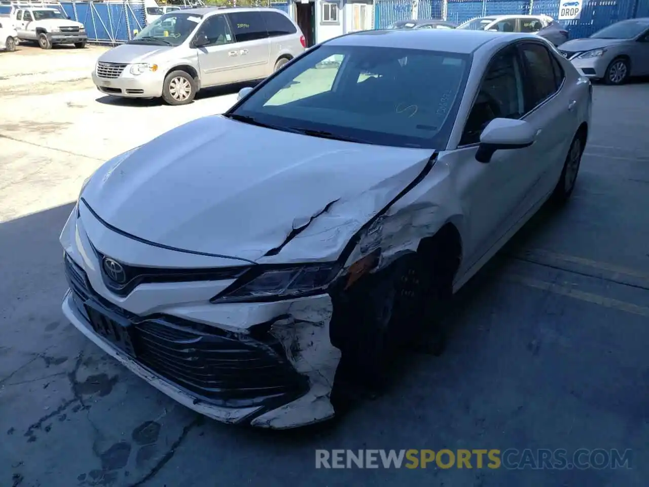 2 Photograph of a damaged car 4T1B11HK4KU268297 TOYOTA CAMRY 2019