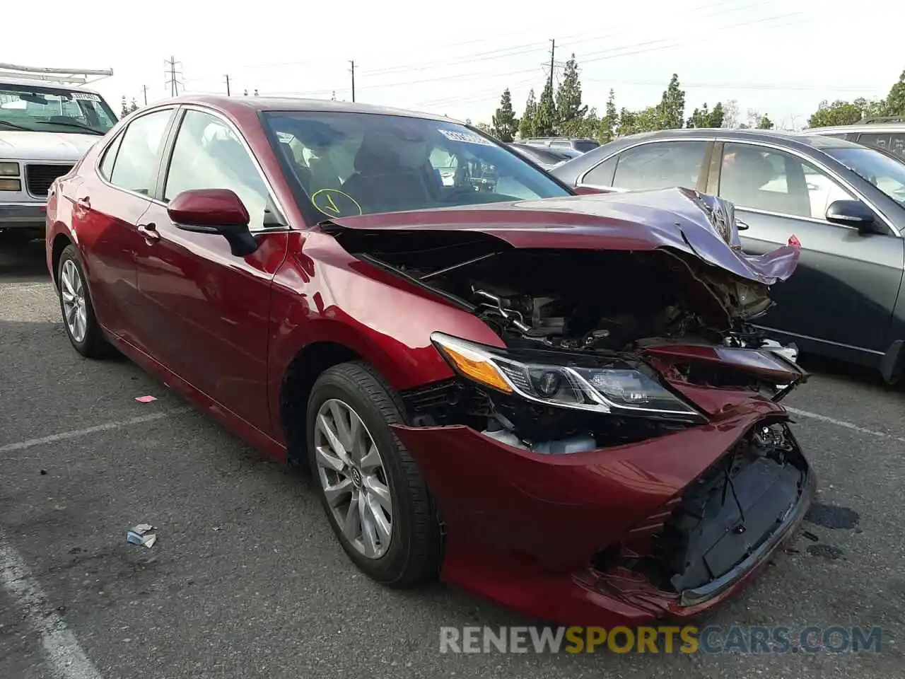 1 Photograph of a damaged car 4T1B11HK4KU268302 TOYOTA CAMRY 2019