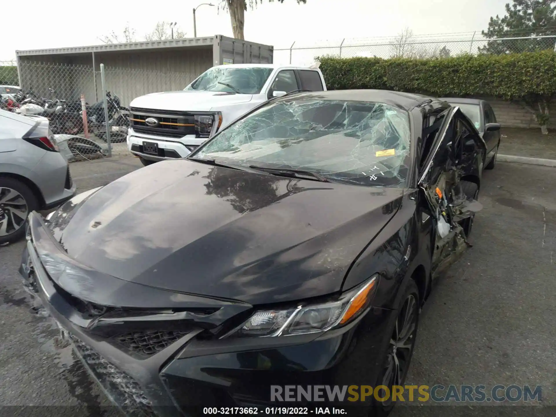 2 Photograph of a damaged car 4T1B11HK4KU271457 TOYOTA CAMRY 2019