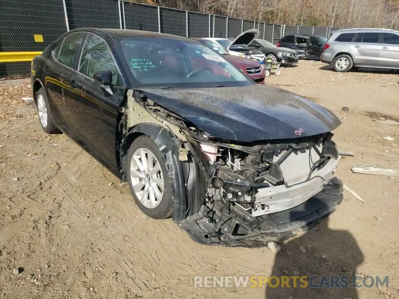 1 Photograph of a damaged car 4T1B11HK4KU272432 TOYOTA CAMRY 2019