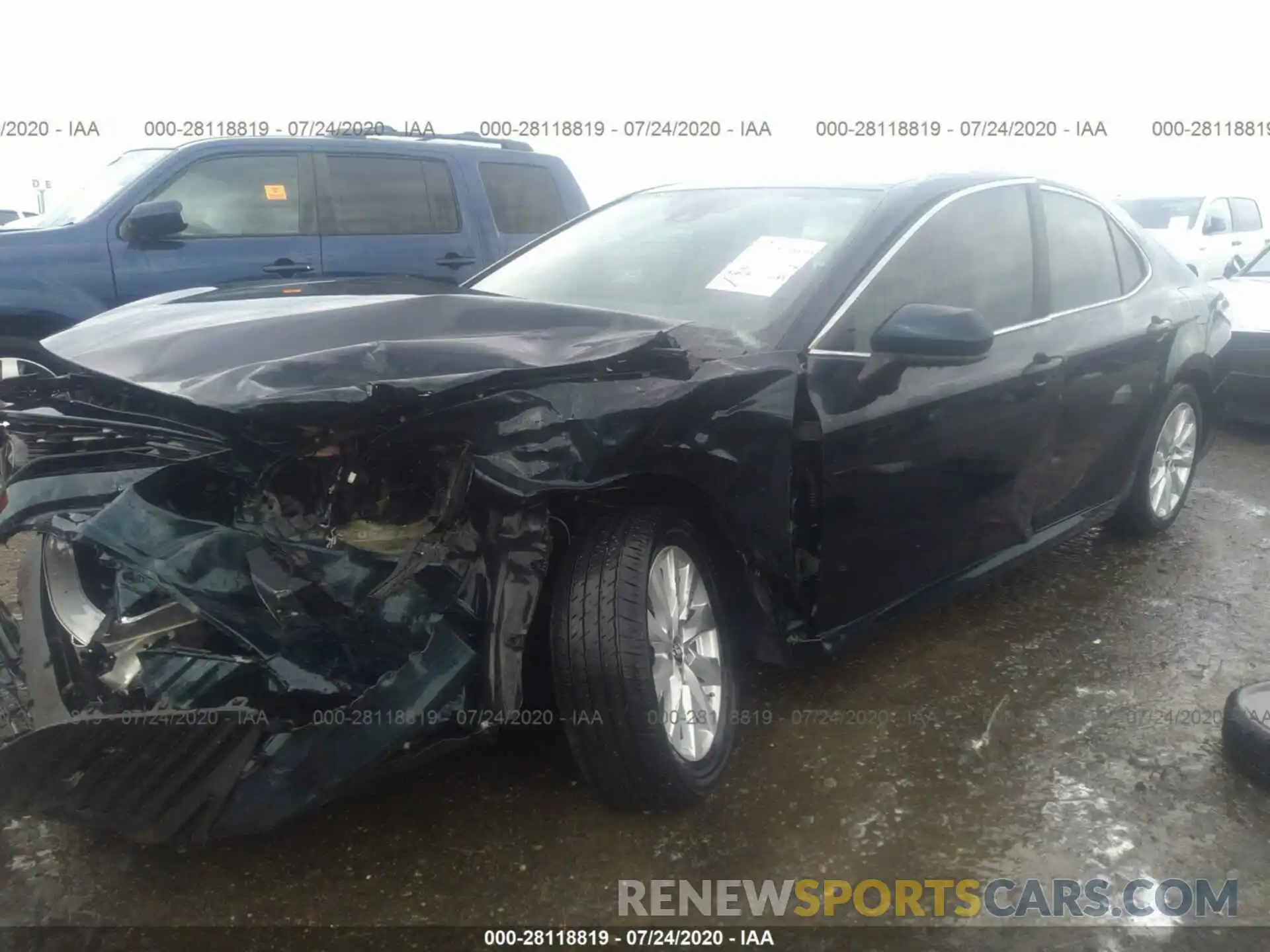 2 Photograph of a damaged car 4T1B11HK4KU273841 TOYOTA CAMRY 2019