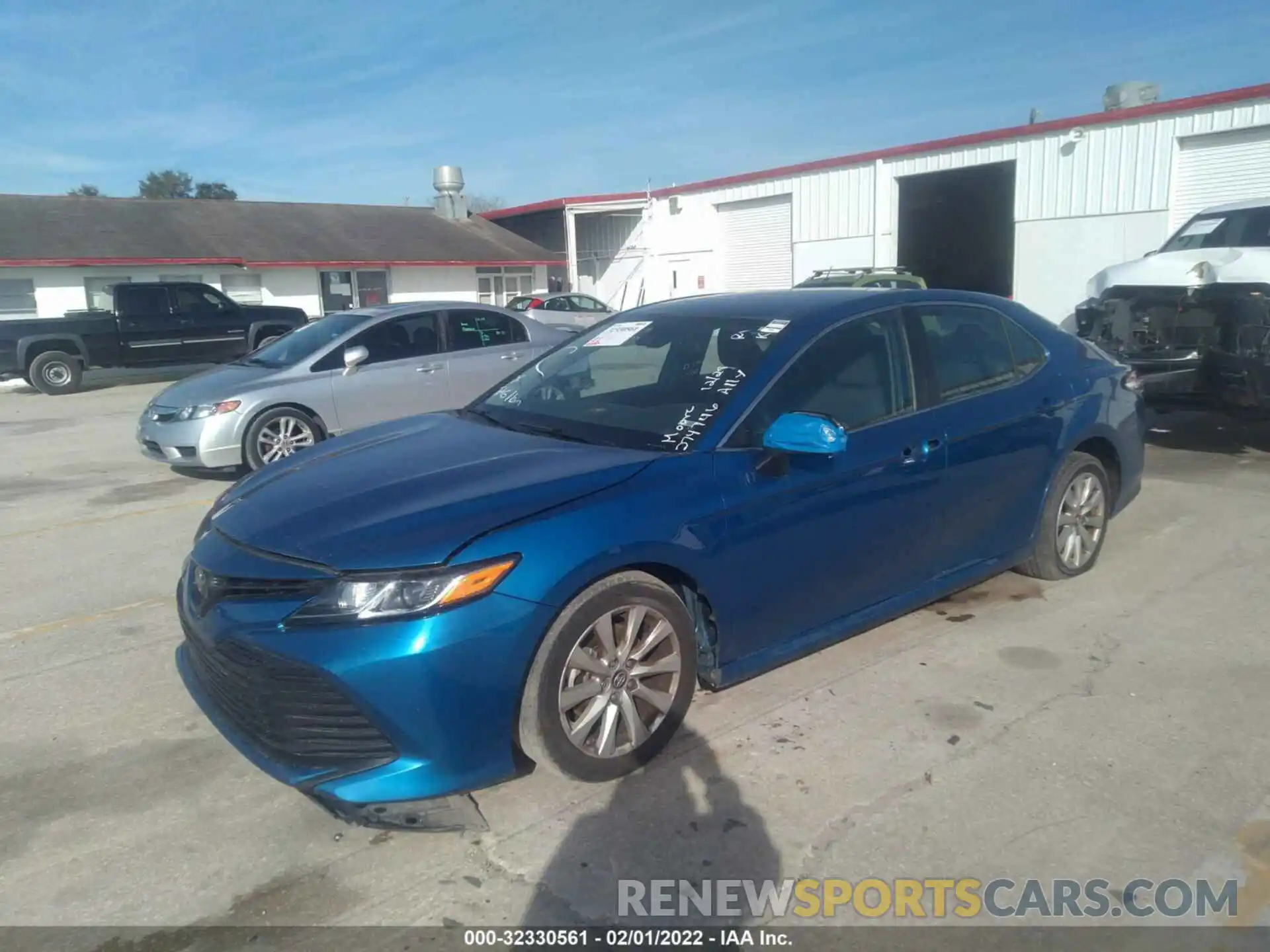 2 Photograph of a damaged car 4T1B11HK4KU274746 TOYOTA CAMRY 2019