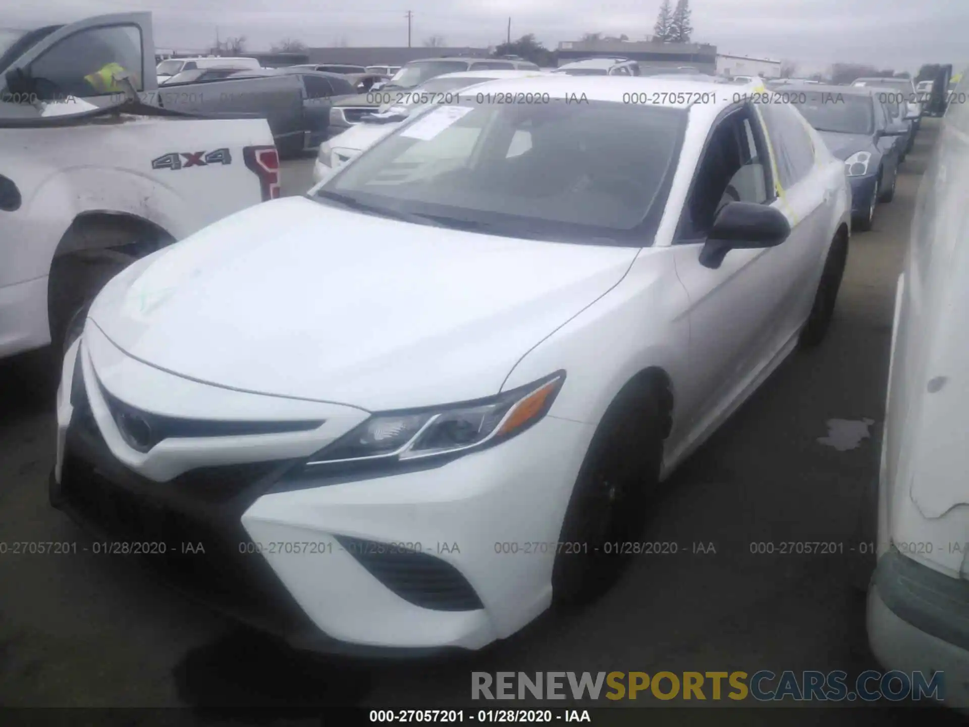 2 Photograph of a damaged car 4T1B11HK4KU275704 TOYOTA CAMRY 2019