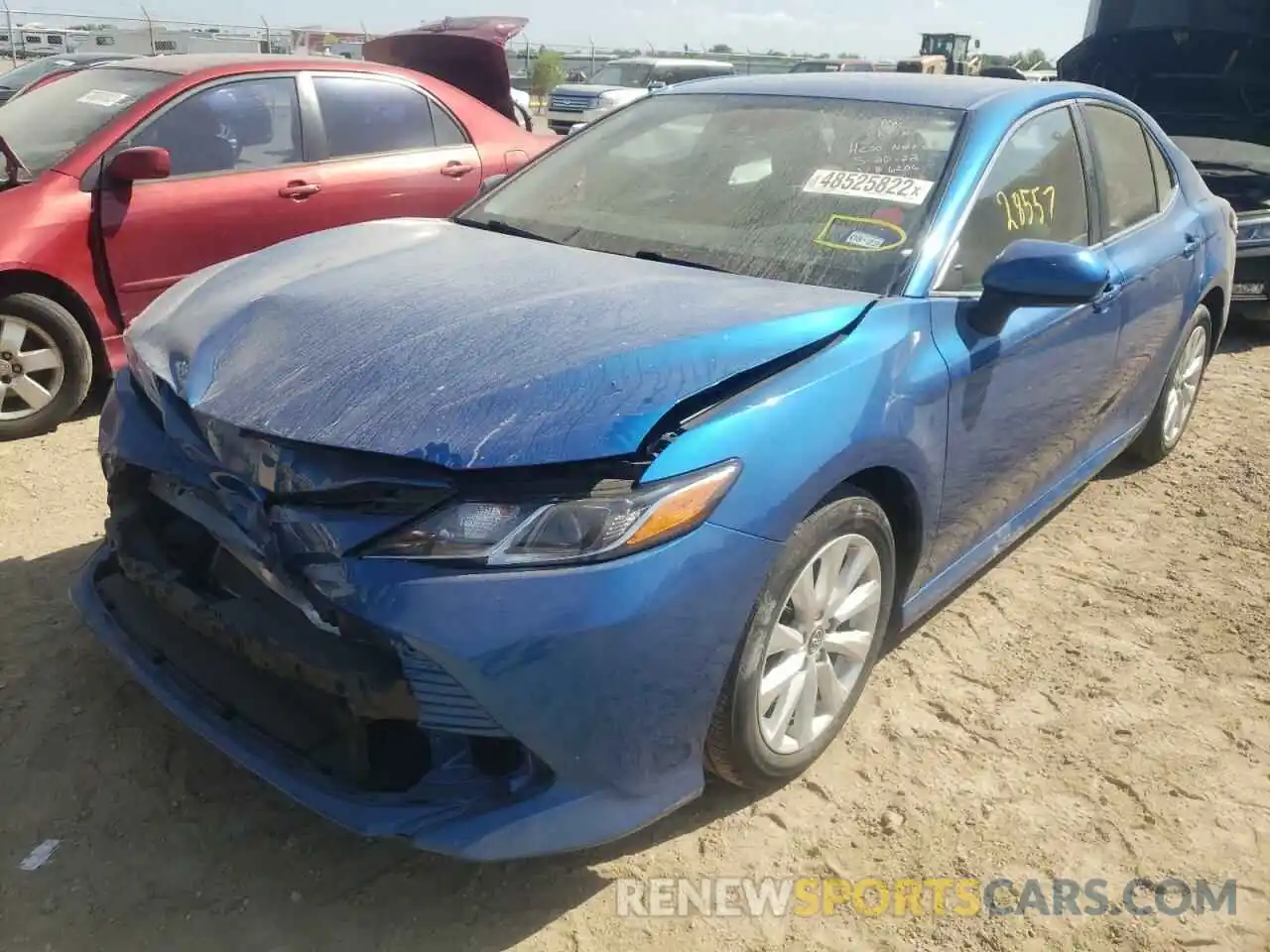 2 Photograph of a damaged car 4T1B11HK4KU276206 TOYOTA CAMRY 2019