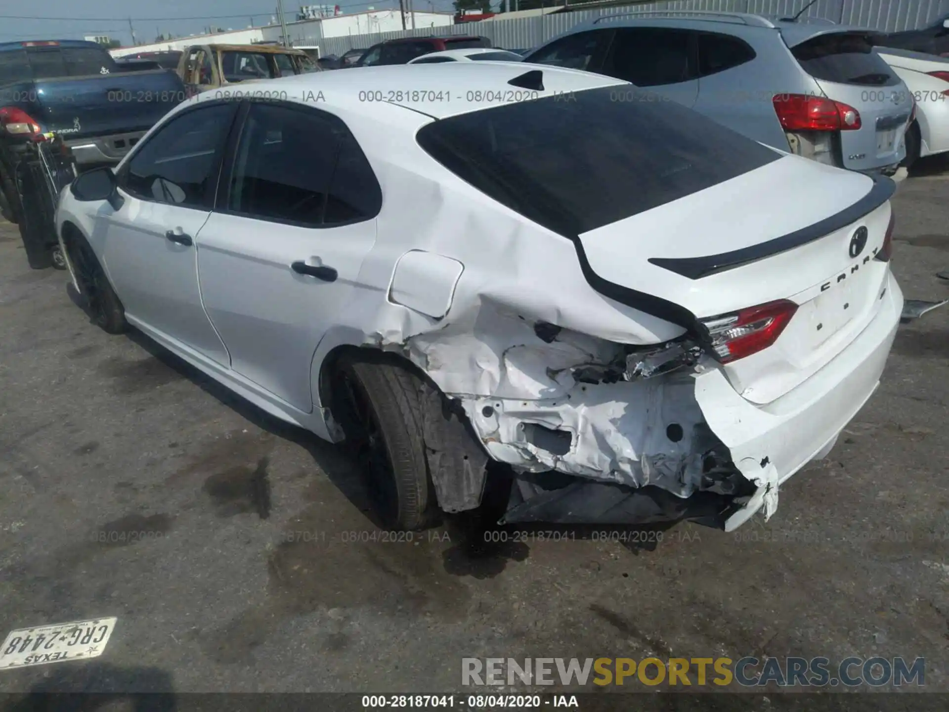 3 Photograph of a damaged car 4T1B11HK4KU276528 TOYOTA CAMRY 2019