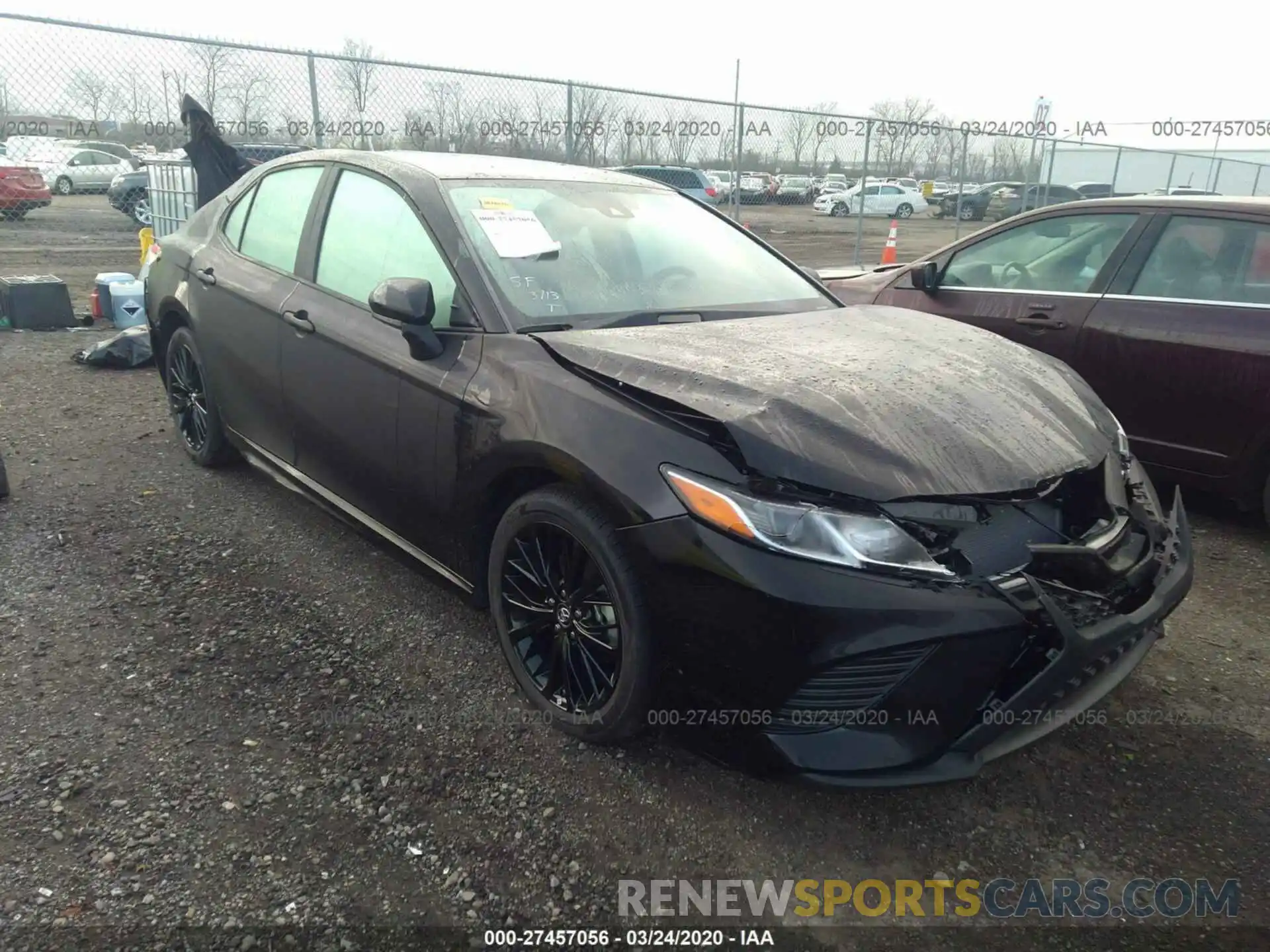 1 Photograph of a damaged car 4T1B11HK4KU283429 TOYOTA CAMRY 2019