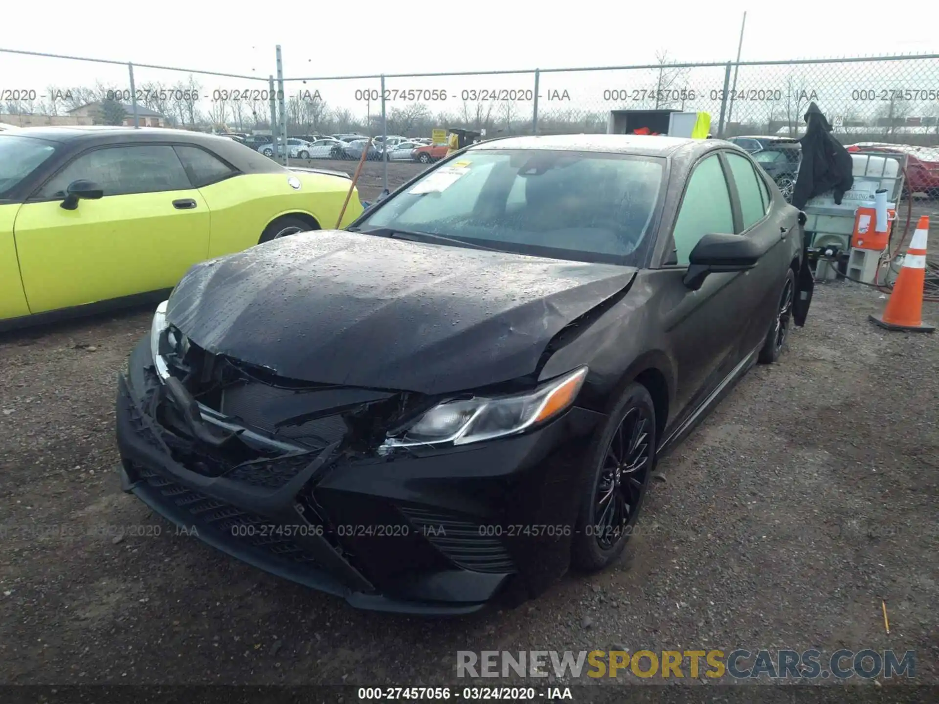 2 Photograph of a damaged car 4T1B11HK4KU283429 TOYOTA CAMRY 2019