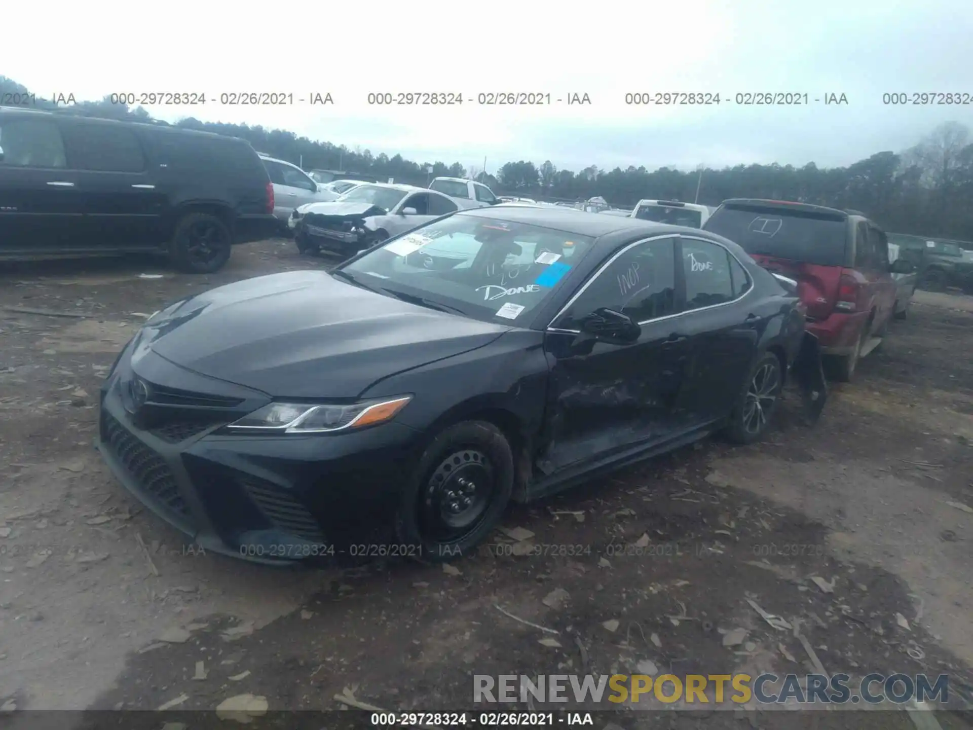 2 Photograph of a damaged car 4T1B11HK4KU288274 TOYOTA CAMRY 2019