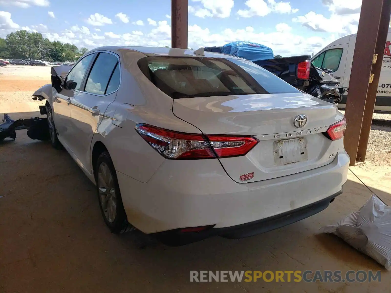 3 Photograph of a damaged car 4T1B11HK4KU291630 TOYOTA CAMRY 2019