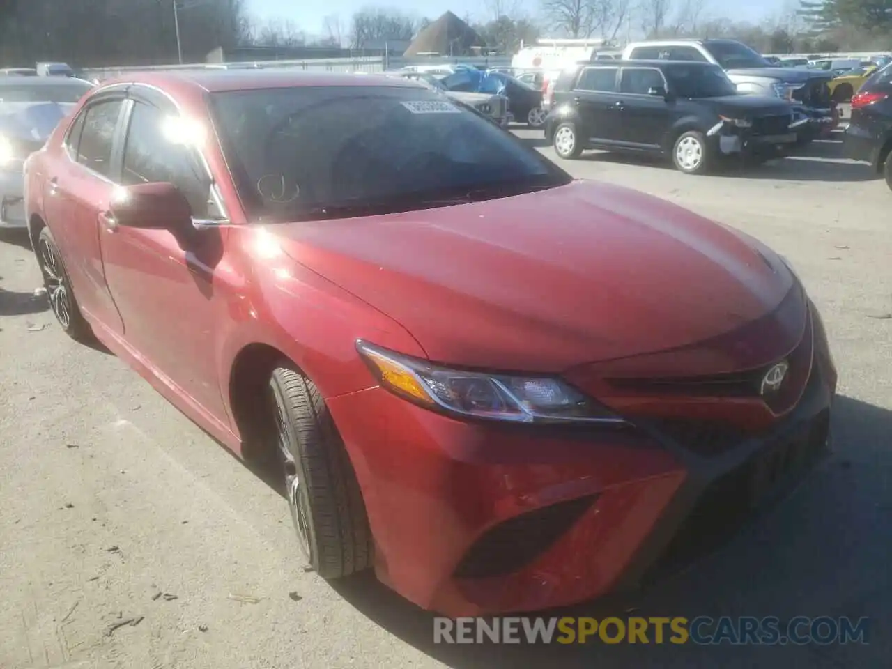 1 Photograph of a damaged car 4T1B11HK4KU292468 TOYOTA CAMRY 2019