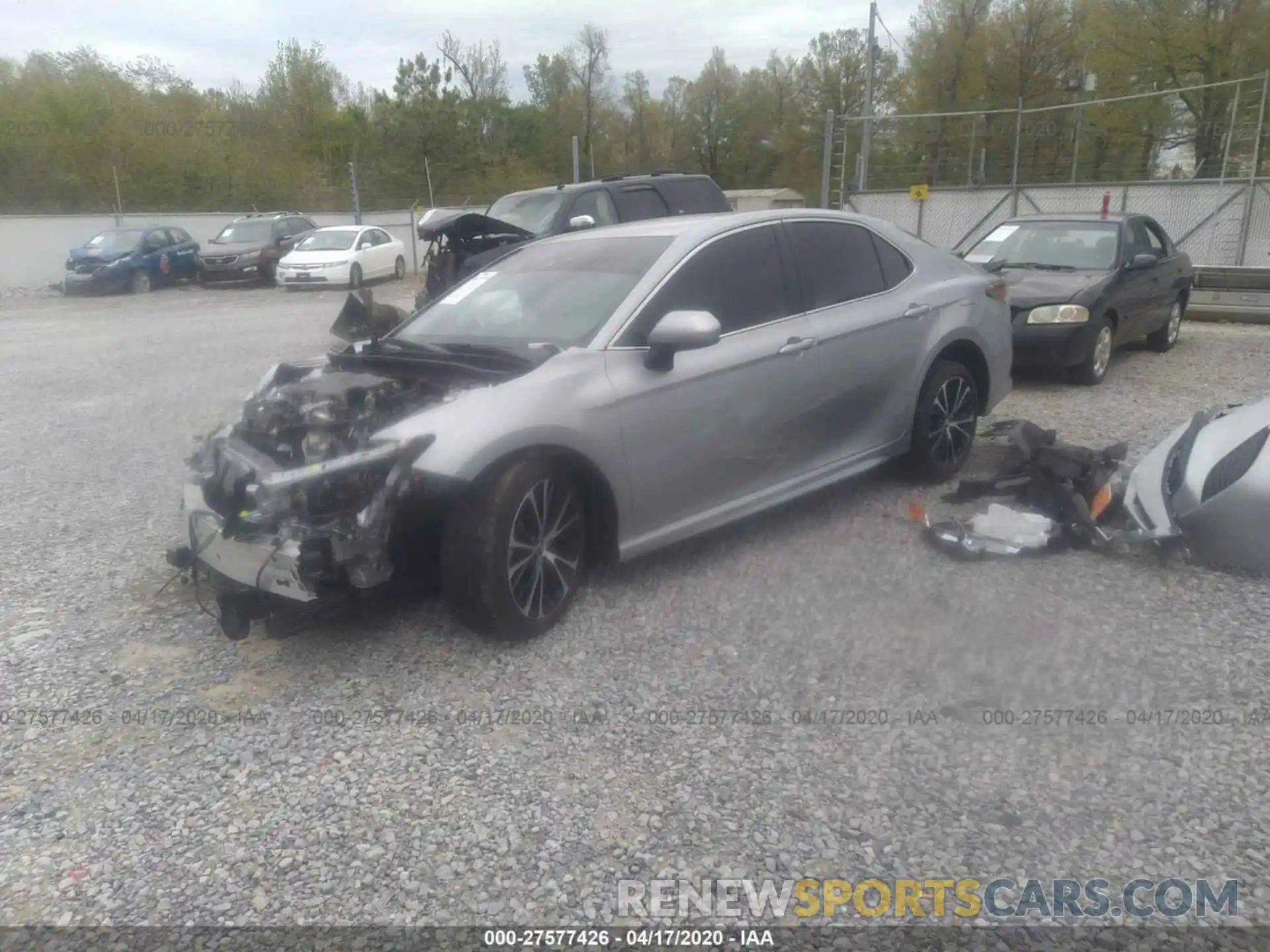 2 Photograph of a damaged car 4T1B11HK4KU294849 TOYOTA CAMRY 2019