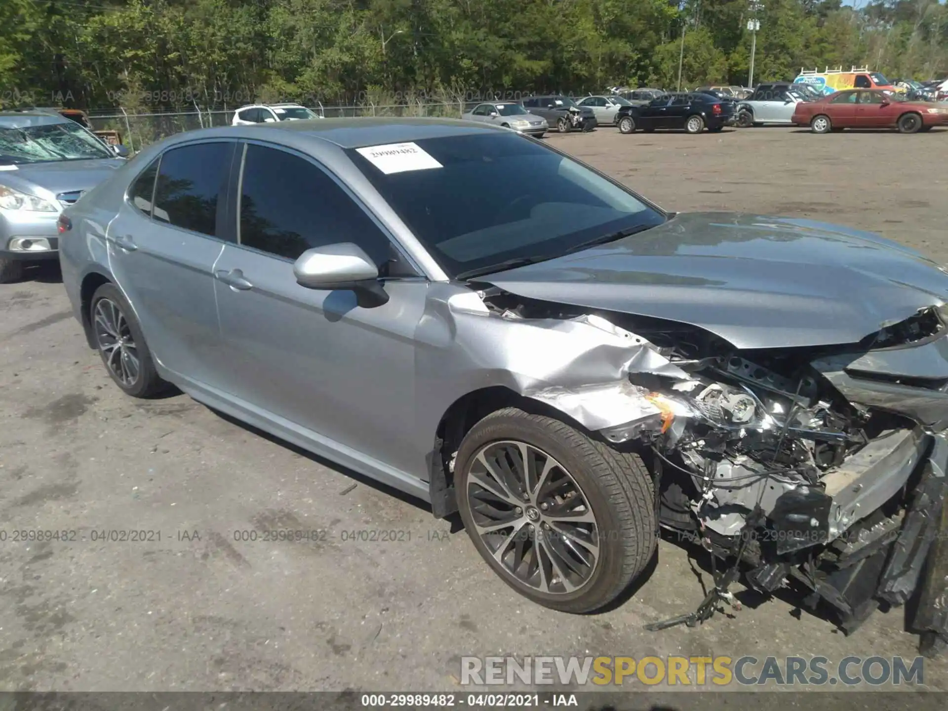 1 Photograph of a damaged car 4T1B11HK4KU297248 TOYOTA CAMRY 2019