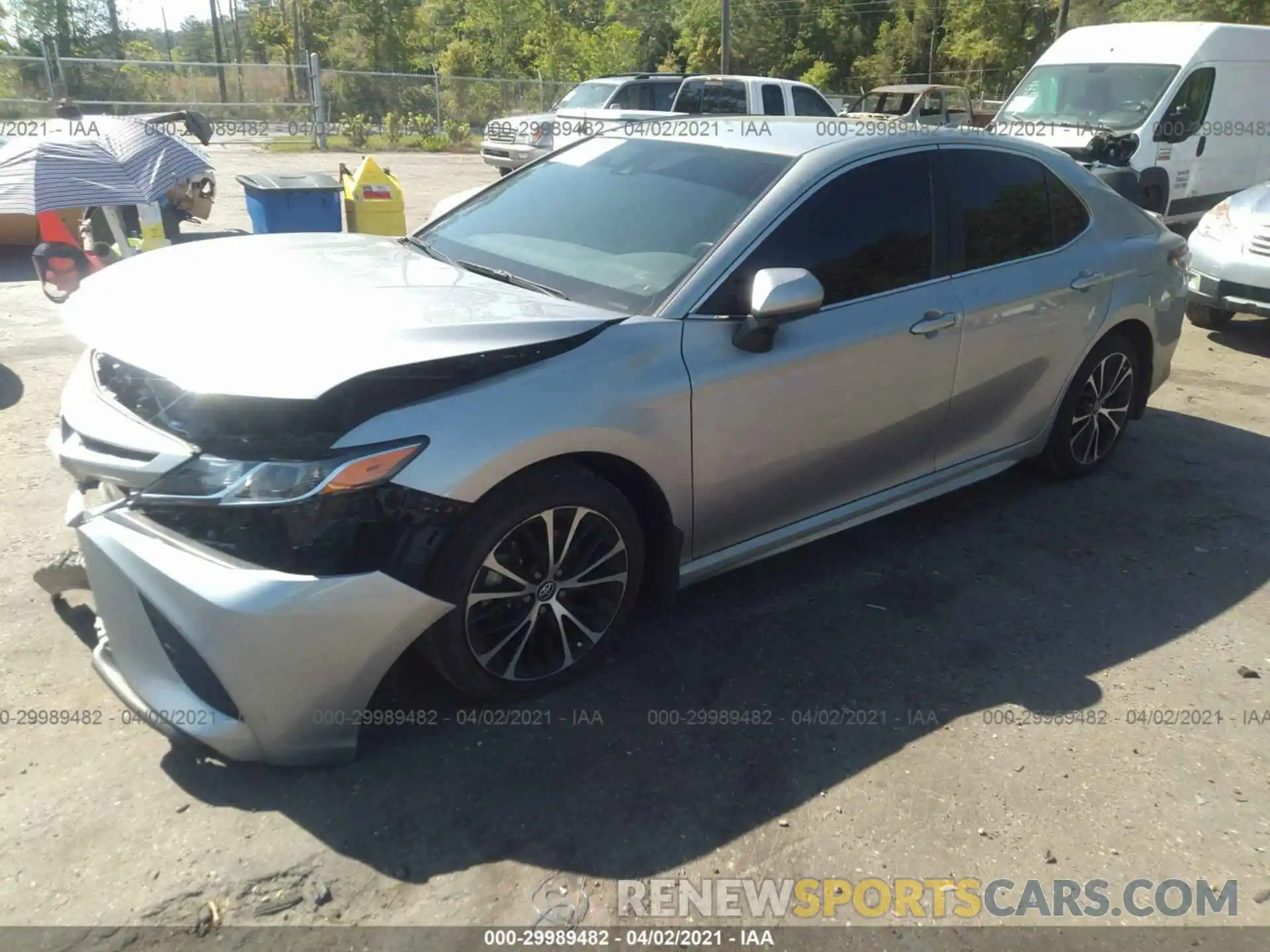 2 Photograph of a damaged car 4T1B11HK4KU297248 TOYOTA CAMRY 2019