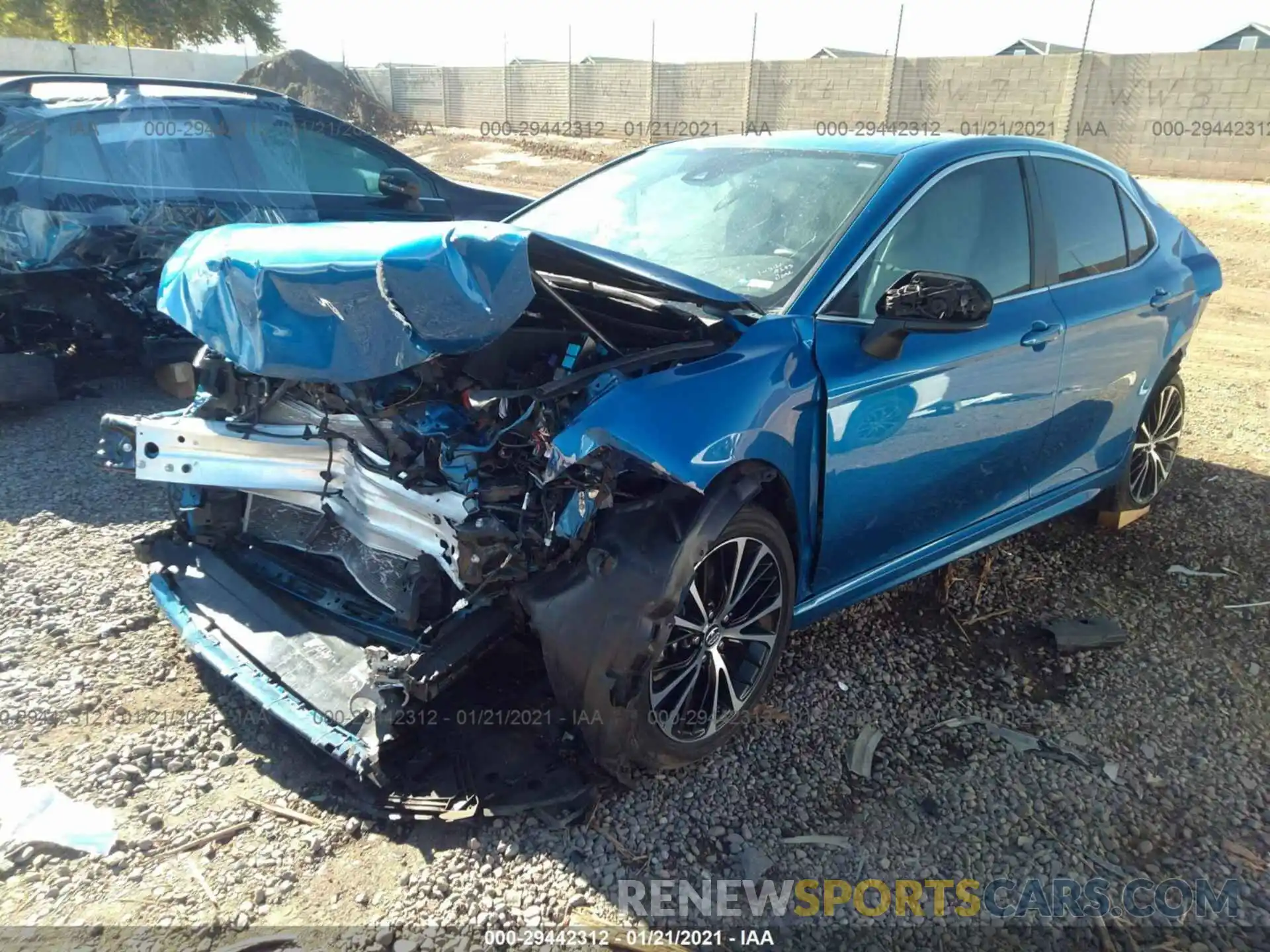 2 Photograph of a damaged car 4T1B11HK4KU297802 TOYOTA CAMRY 2019