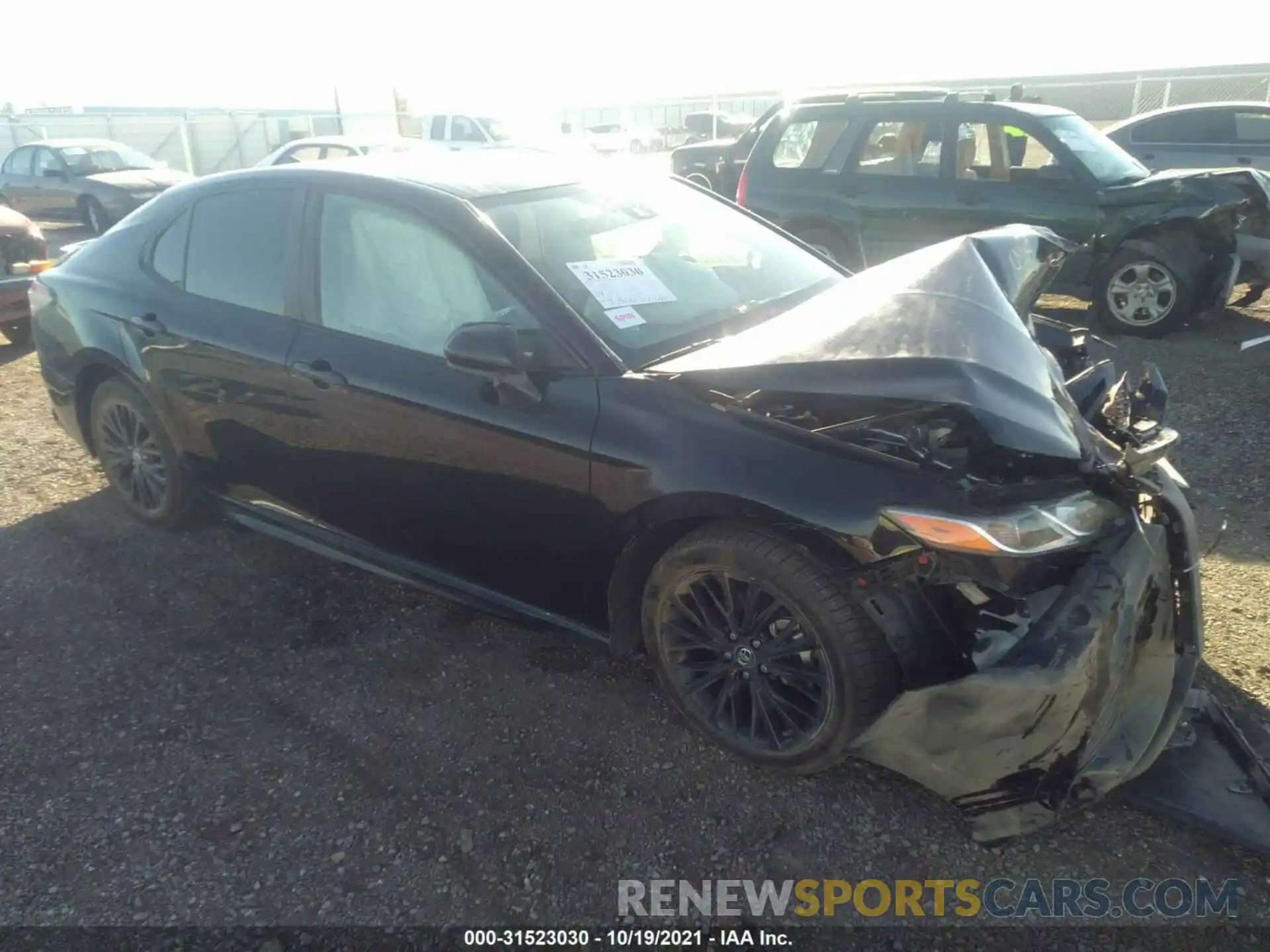 1 Photograph of a damaged car 4T1B11HK4KU299016 TOYOTA CAMRY 2019