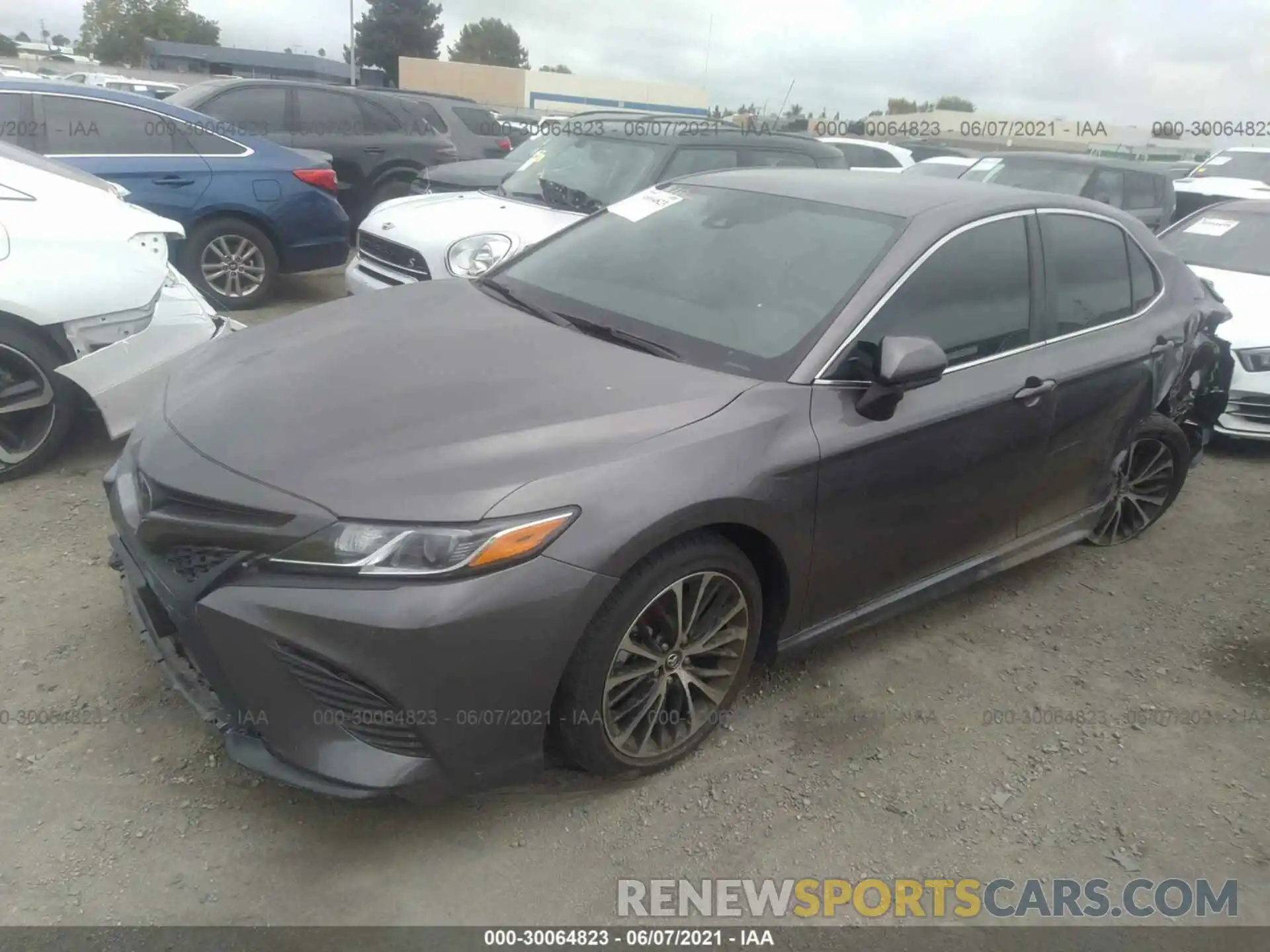 2 Photograph of a damaged car 4T1B11HK4KU299551 TOYOTA CAMRY 2019