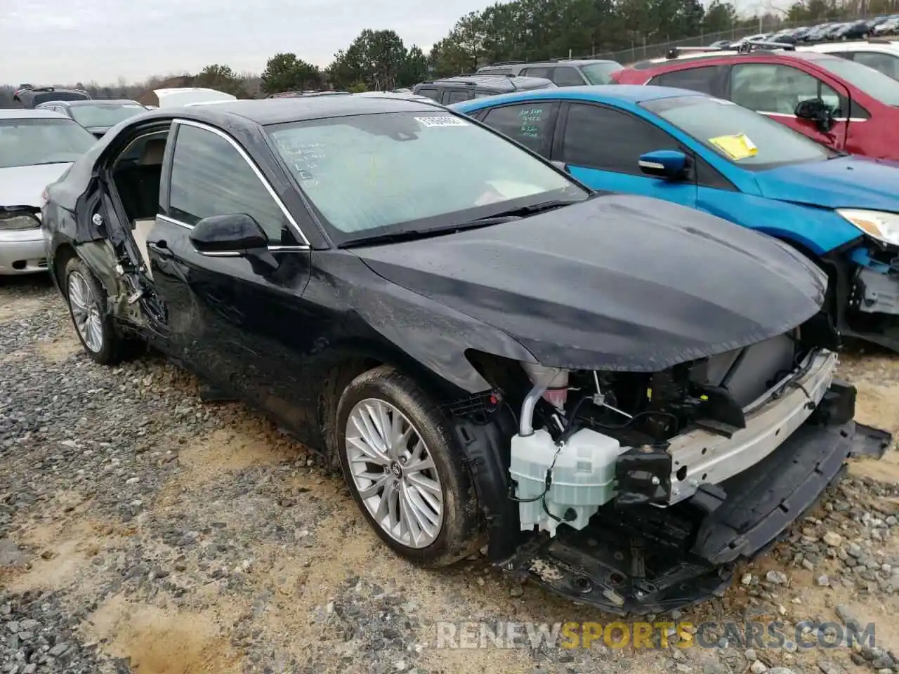 1 Photograph of a damaged car 4T1B11HK4KU299663 TOYOTA CAMRY 2019