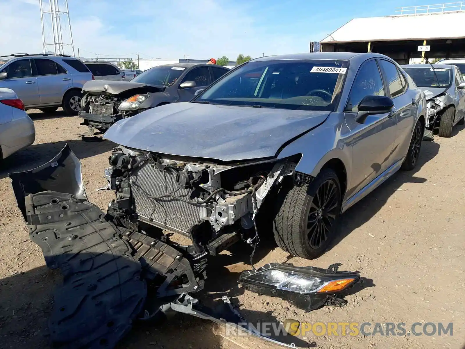 2 Photograph of a damaged car 4T1B11HK4KU299906 TOYOTA CAMRY 2019