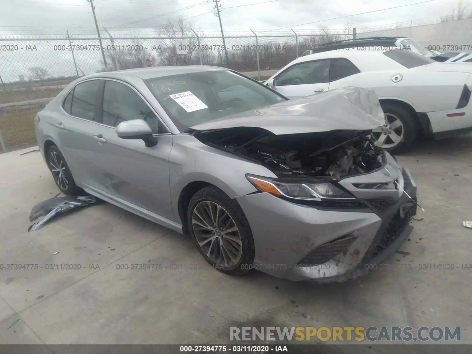 1 Photograph of a damaged car 4T1B11HK4KU682020 TOYOTA CAMRY 2019