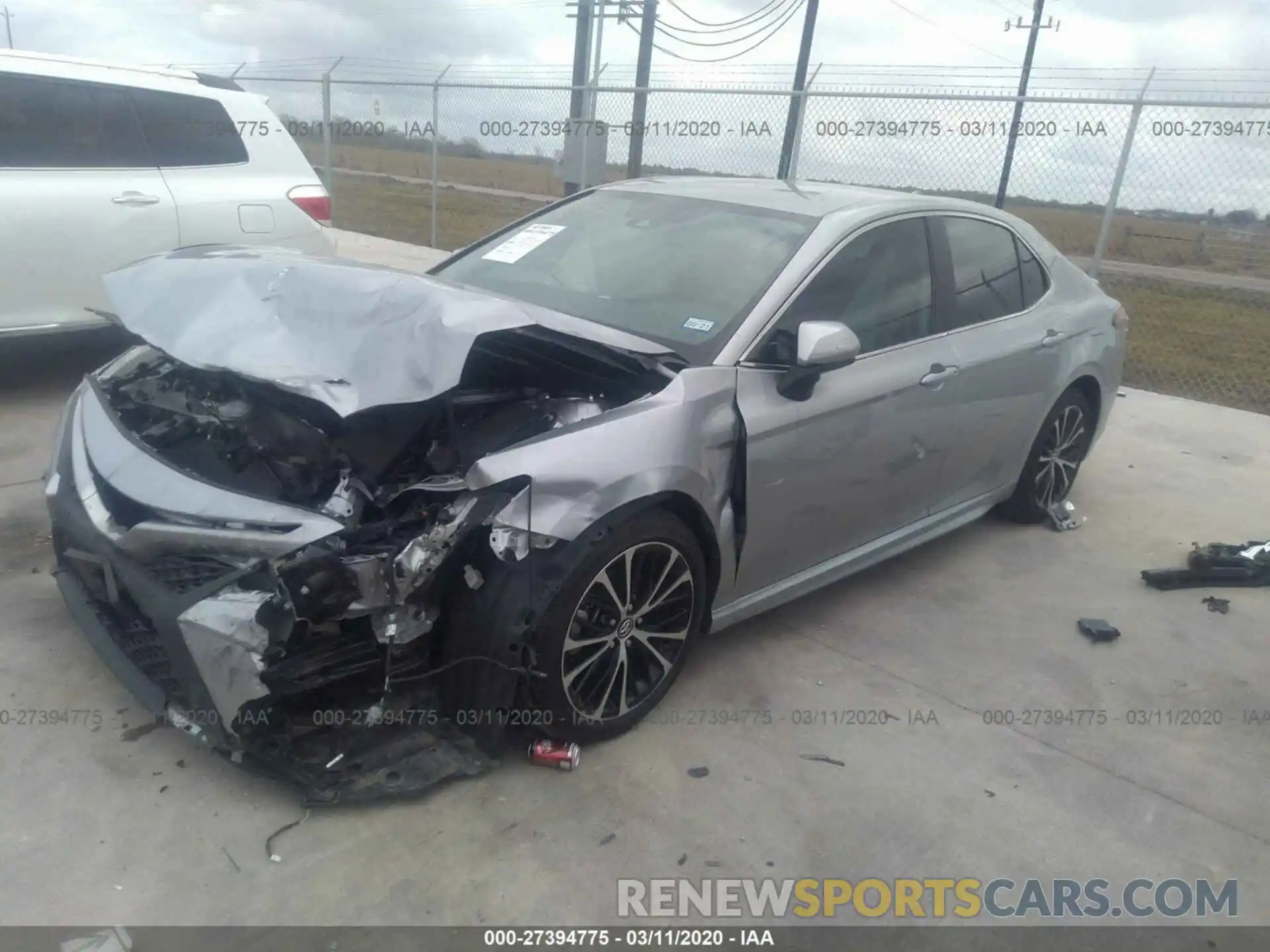 2 Photograph of a damaged car 4T1B11HK4KU682020 TOYOTA CAMRY 2019