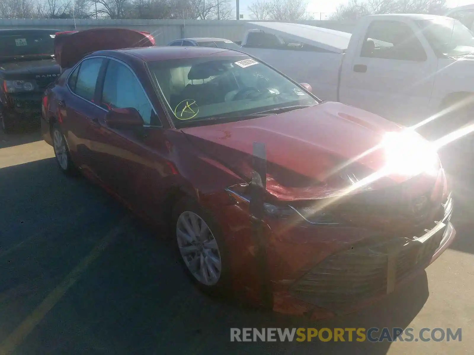 1 Photograph of a damaged car 4T1B11HK4KU683801 TOYOTA CAMRY 2019