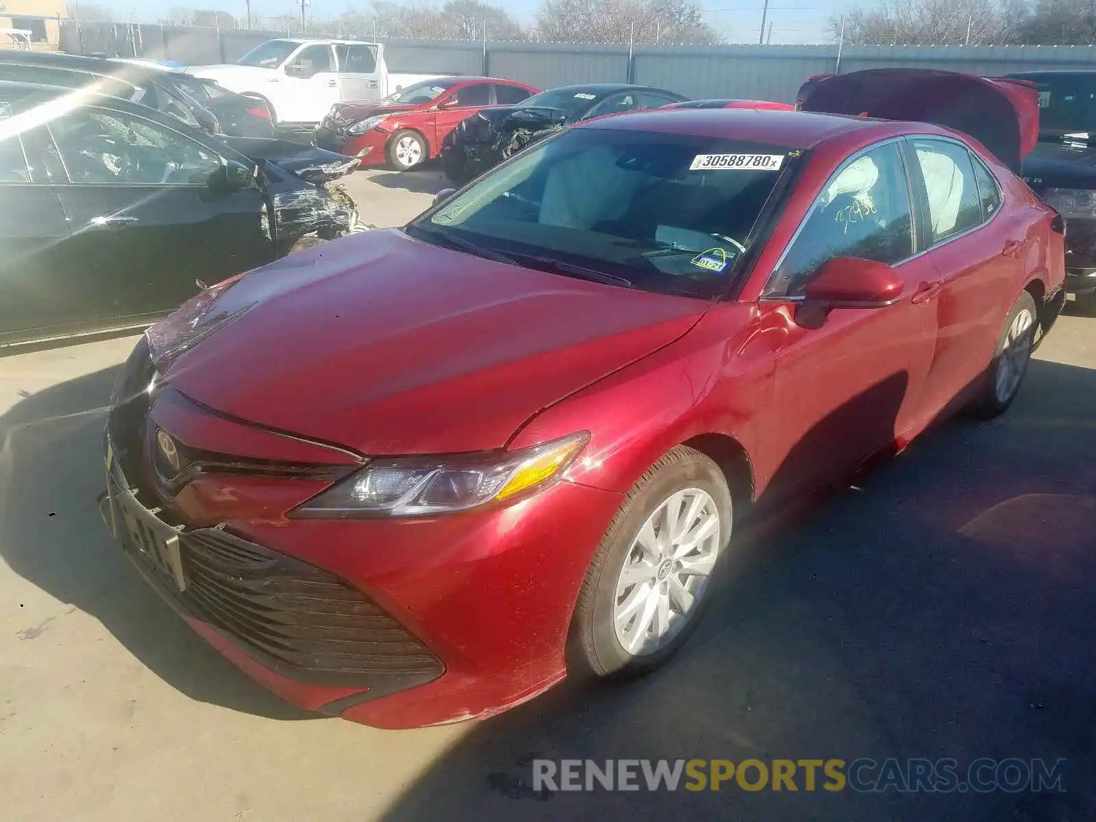 2 Photograph of a damaged car 4T1B11HK4KU683801 TOYOTA CAMRY 2019