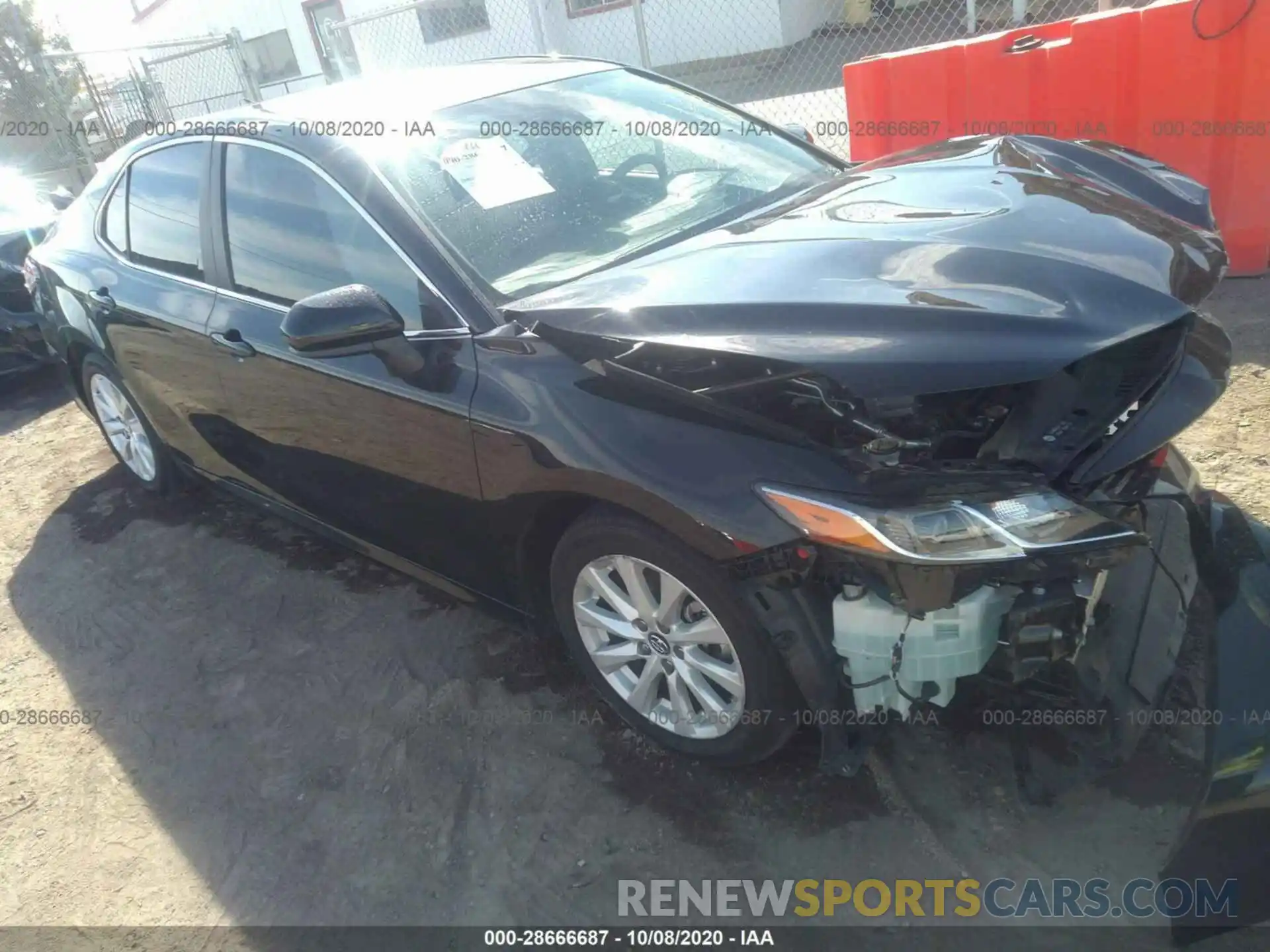 1 Photograph of a damaged car 4T1B11HK4KU684916 TOYOTA CAMRY 2019