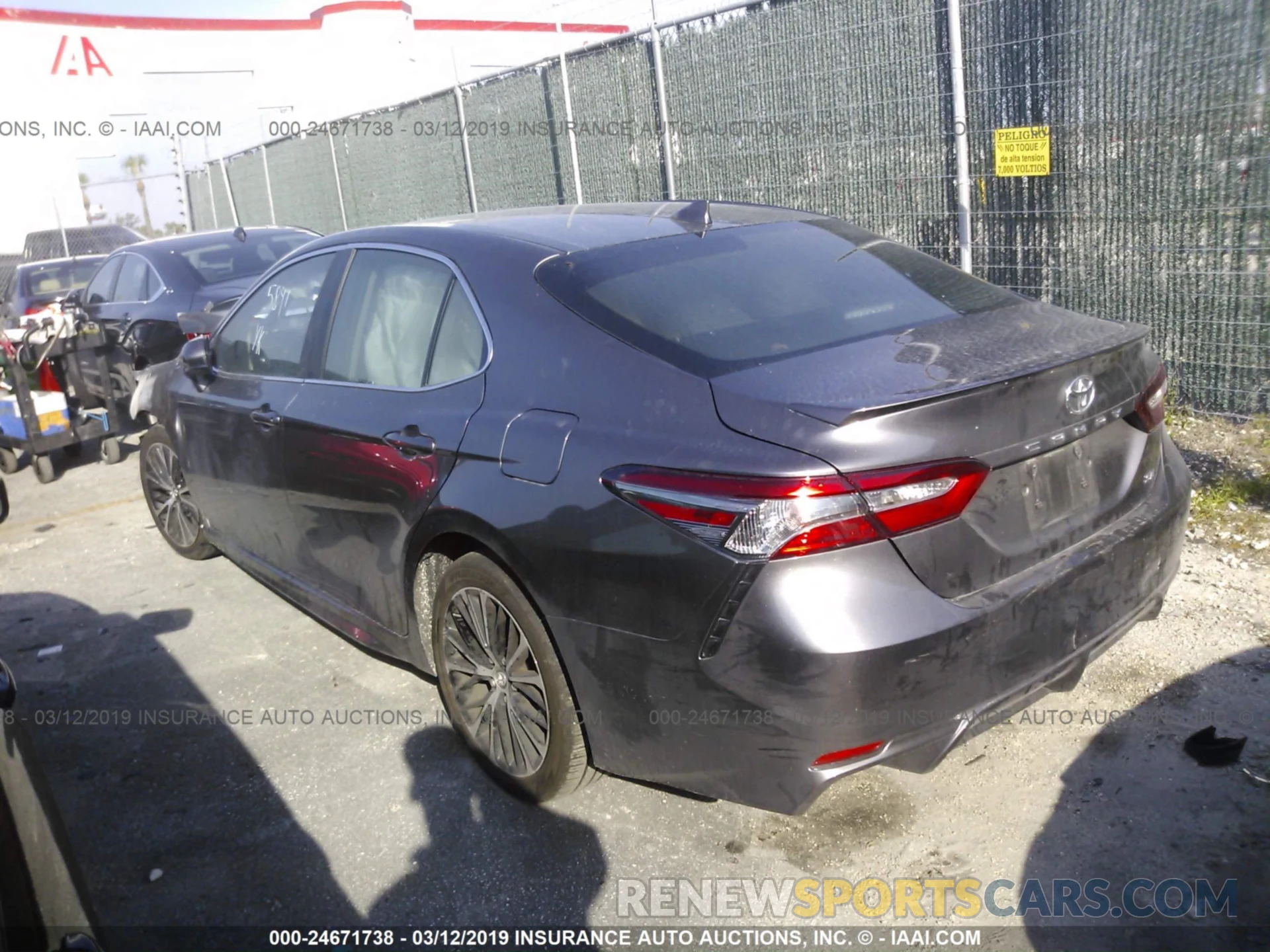 3 Photograph of a damaged car 4T1B11HK4KU685841 TOYOTA CAMRY 2019