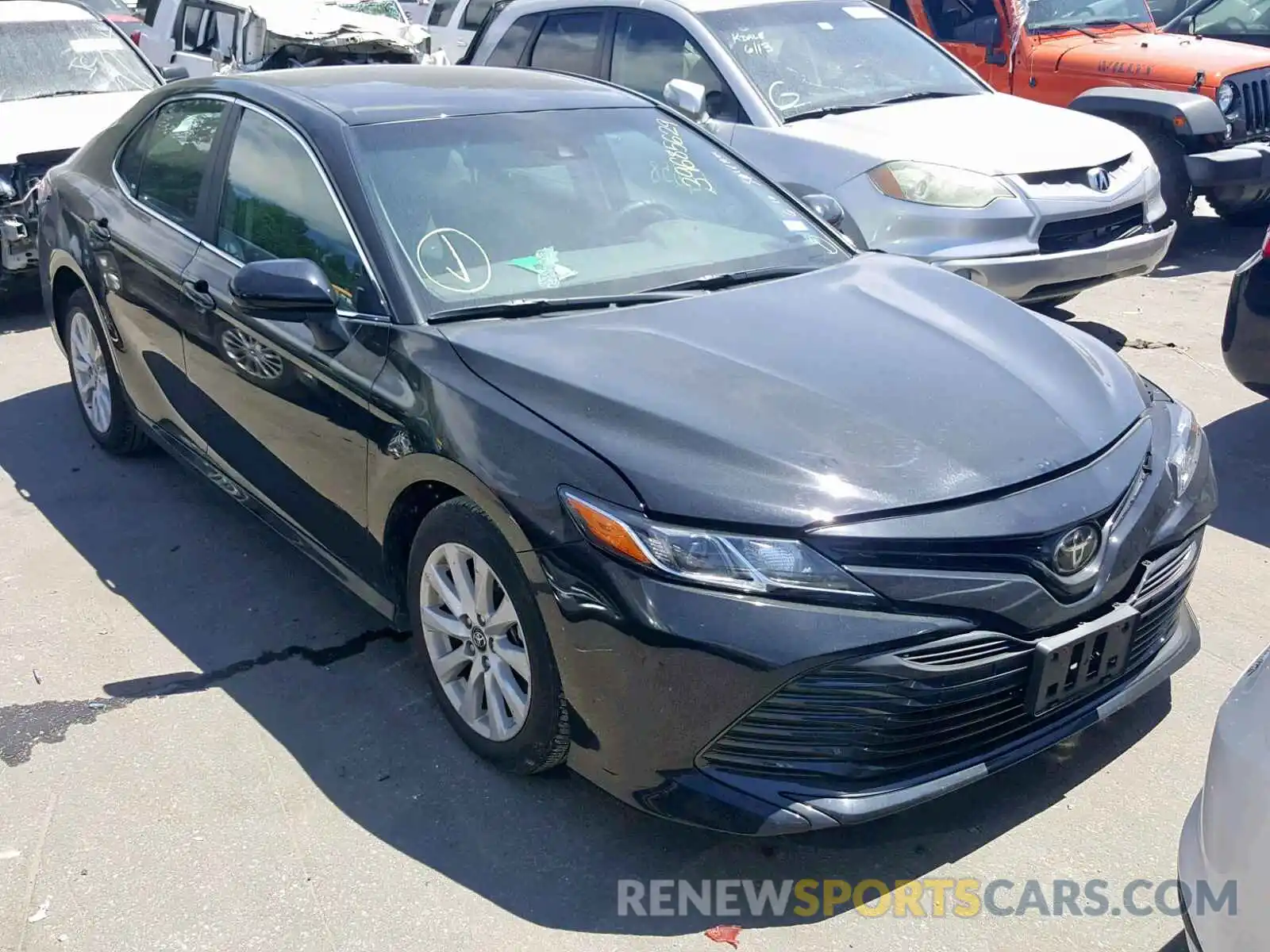 1 Photograph of a damaged car 4T1B11HK4KU686228 TOYOTA CAMRY 2019