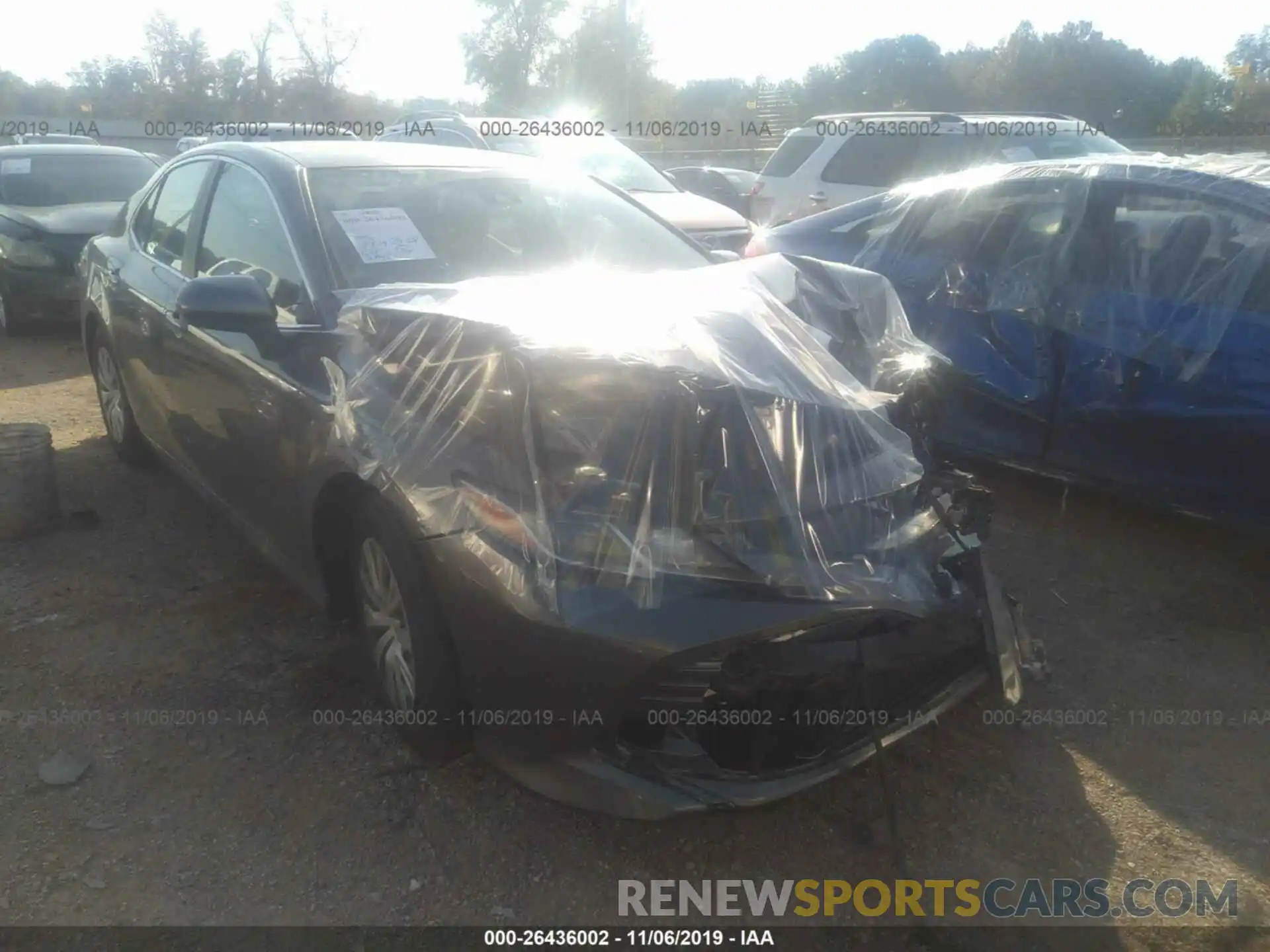 1 Photograph of a damaged car 4T1B11HK4KU686553 TOYOTA CAMRY 2019