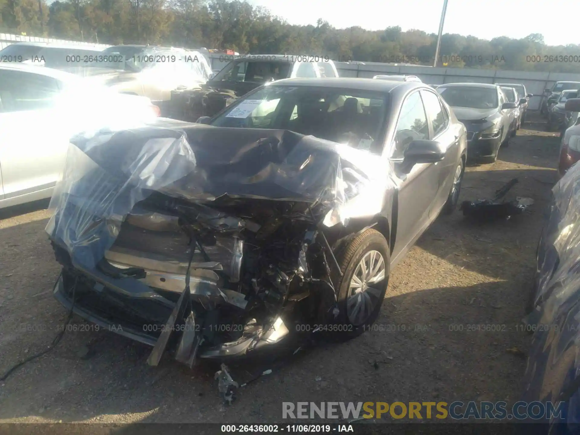 2 Photograph of a damaged car 4T1B11HK4KU686553 TOYOTA CAMRY 2019