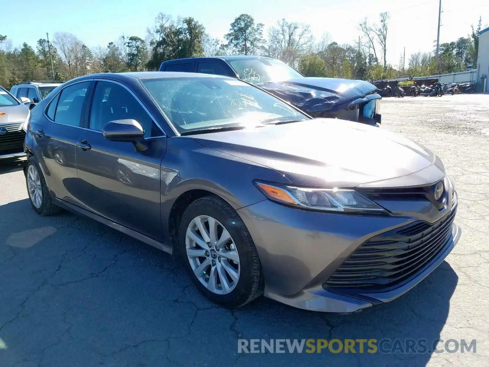 1 Photograph of a damaged car 4T1B11HK4KU686908 TOYOTA CAMRY 2019