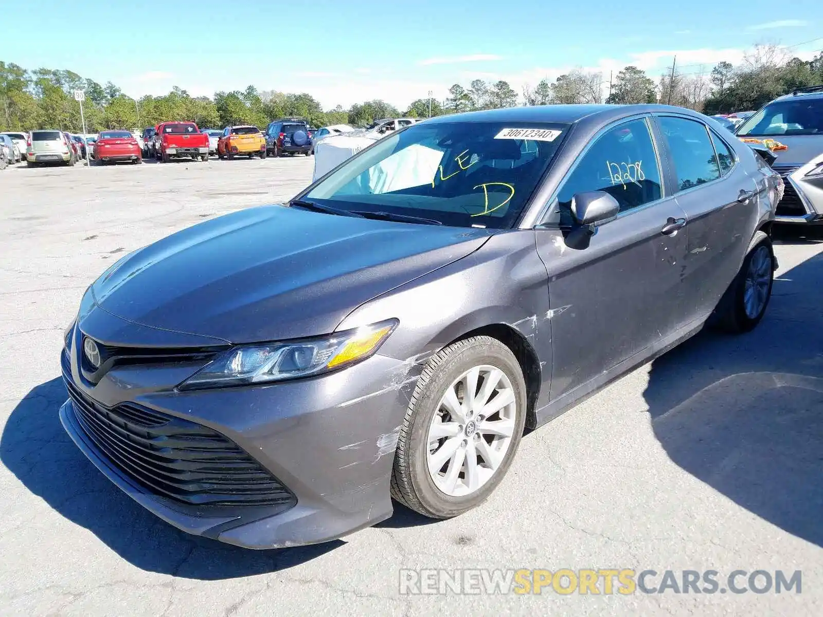 2 Photograph of a damaged car 4T1B11HK4KU686908 TOYOTA CAMRY 2019