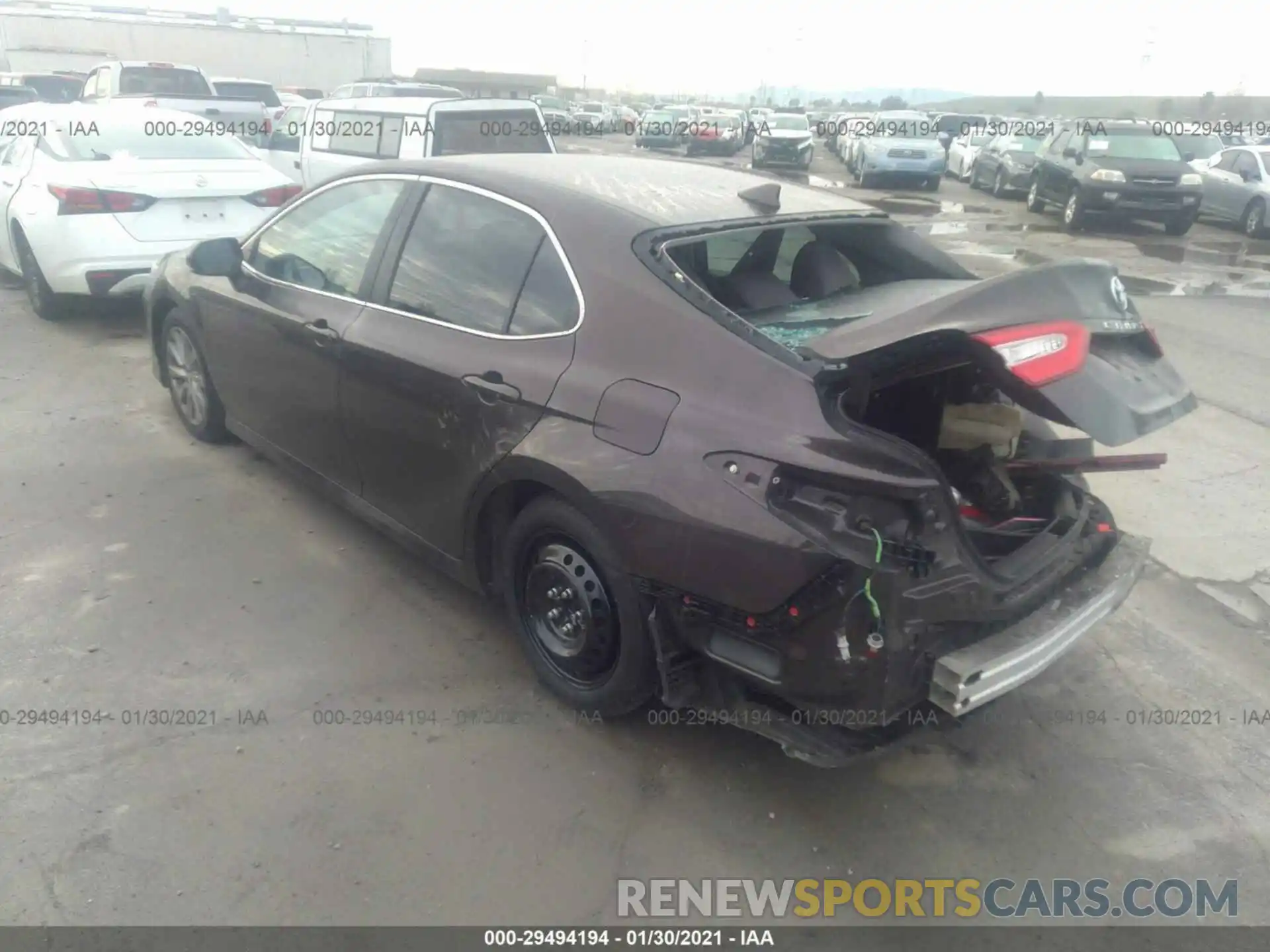 3 Photograph of a damaged car 4T1B11HK4KU687198 TOYOTA CAMRY 2019